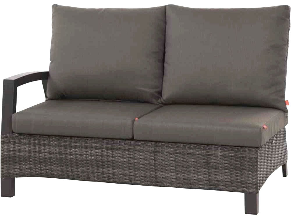 Siena Garden Gartenlounge-Set »Taranto Eckset«, Alu, matt-anthrazit, inkl. Kissen