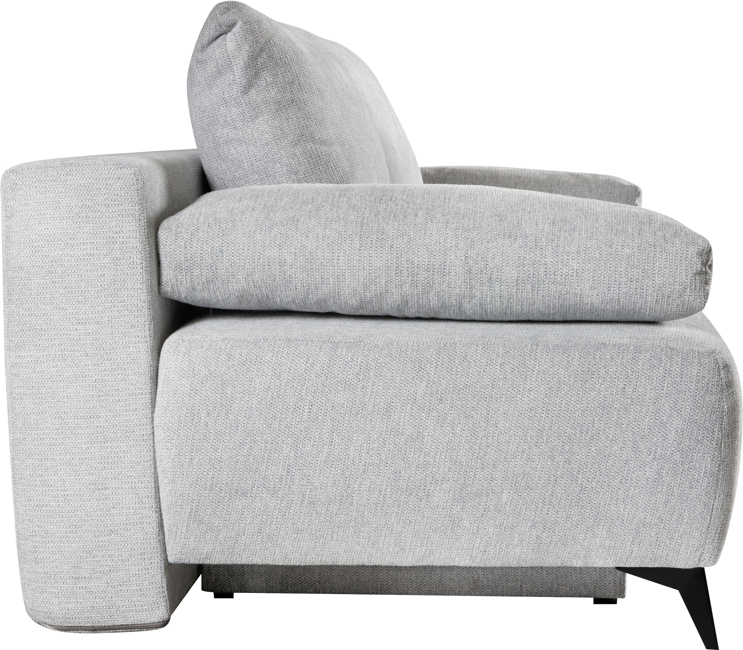 WERK2 Schlafsofa »Viktoria mit Komfortsitz- und Liegehöhe, Breite 200cm,«, bequemes 2-Sitzer Schlafcouch mit Bettkasten
