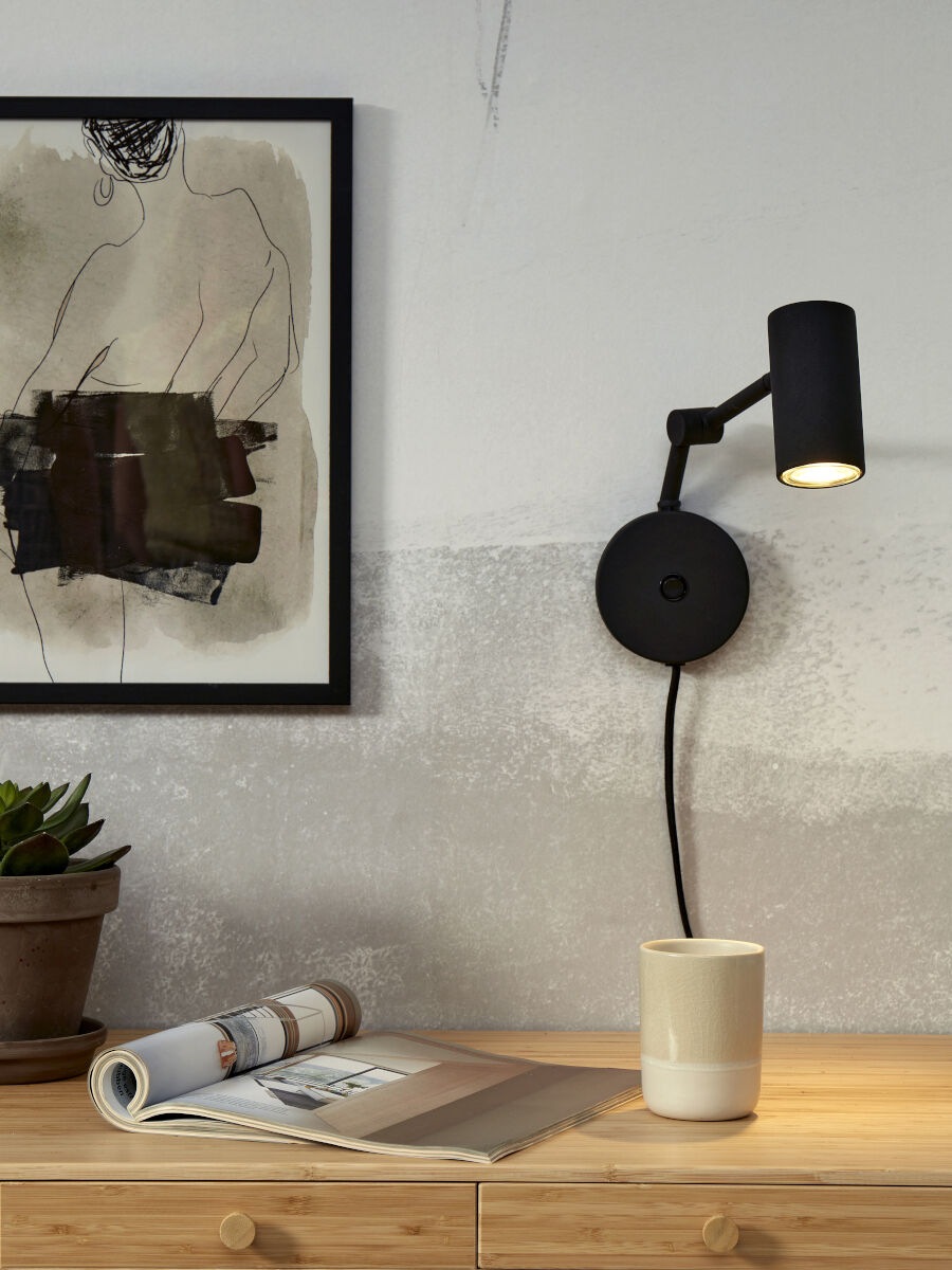 it's About RoMi Wandleuchte »MONTREUX«, 1 flammig, Leuchtmittel GU10 | LED wechselbar, Spot