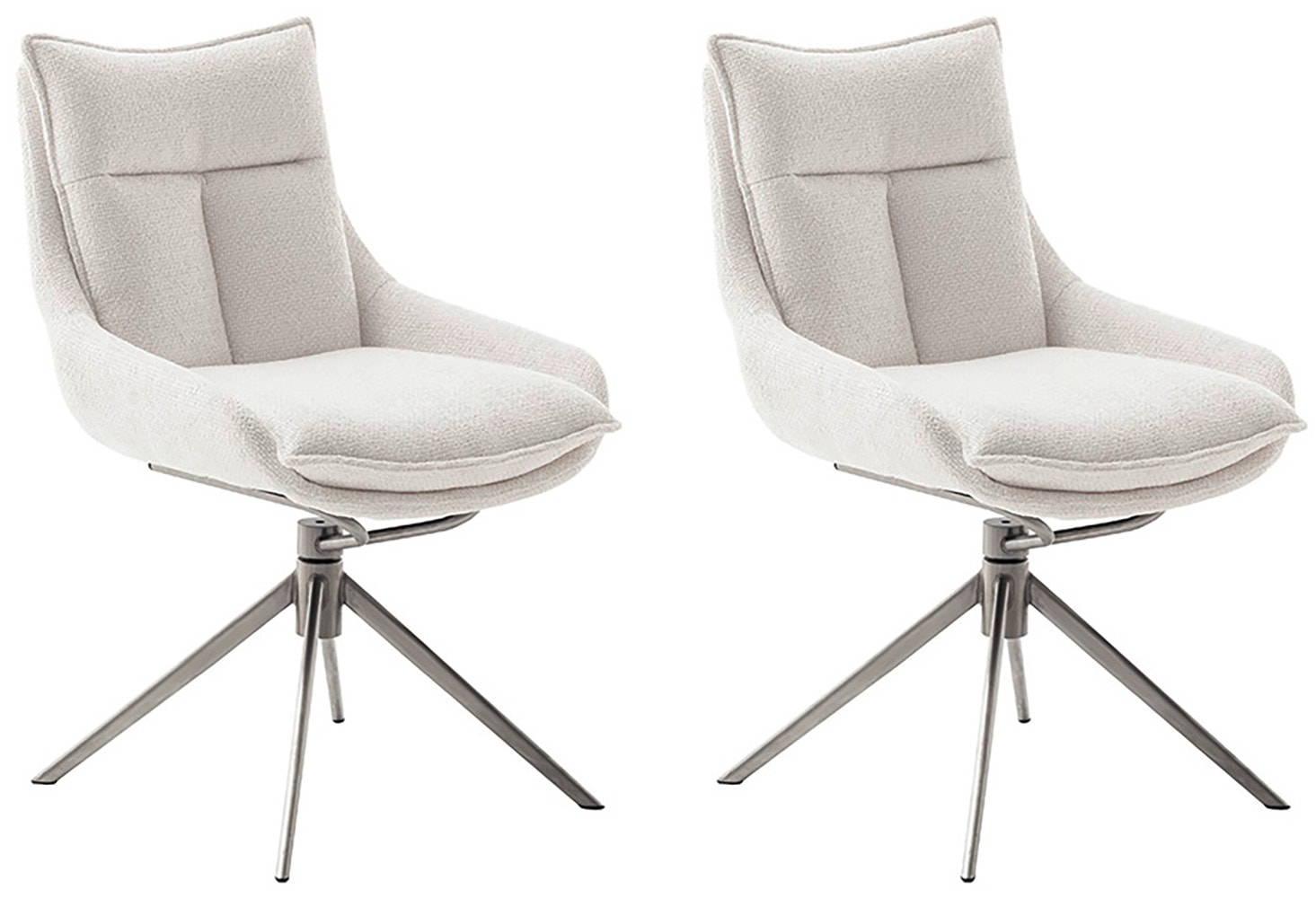 MCA furniture Esszimmerstuhl, Strukturstoff, (2er-Set), drehbar 360°, Dreh- günstig online kaufen