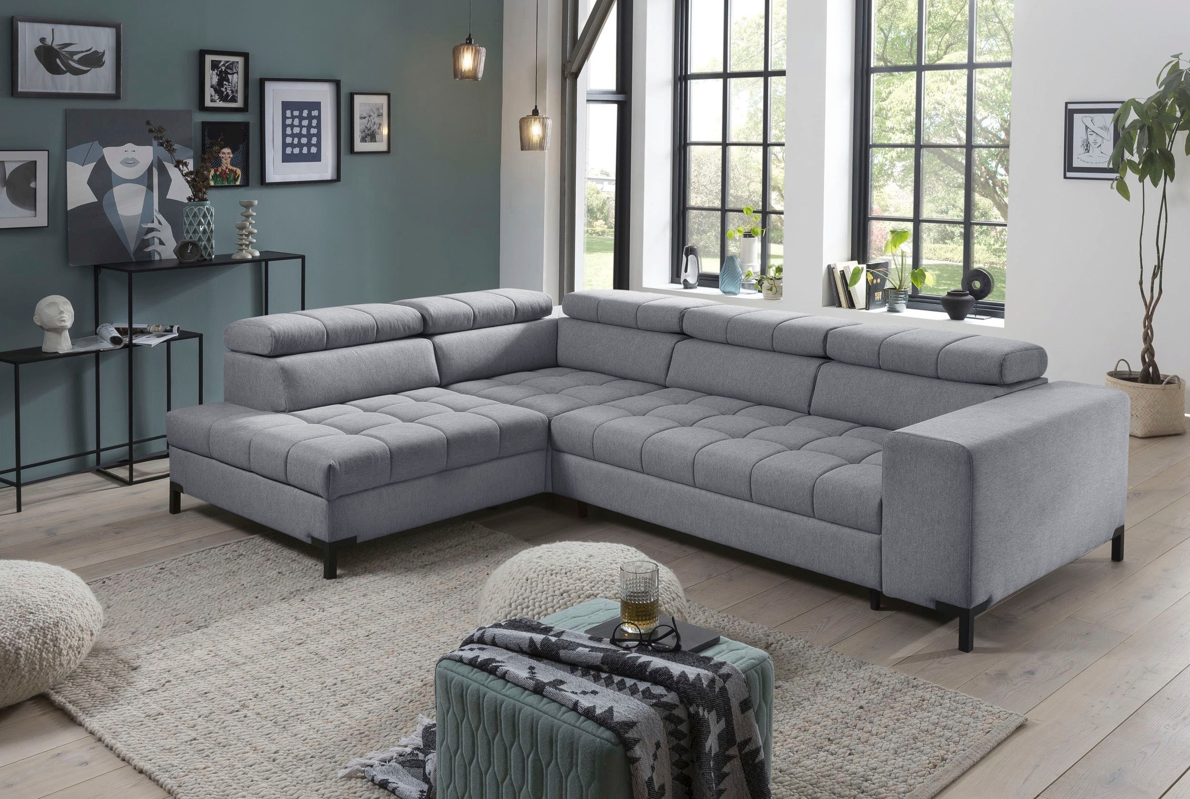exxpo - sofa fashion Ecksofa »Bocco, hochwertige Verarbeitung, toller Sitzk günstig online kaufen