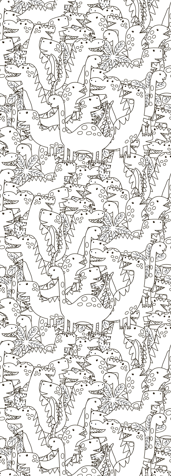queence Wandsticker »Dinosaurier«, (1 St.), DIY-Wandsticker zum Bemalen günstig online kaufen