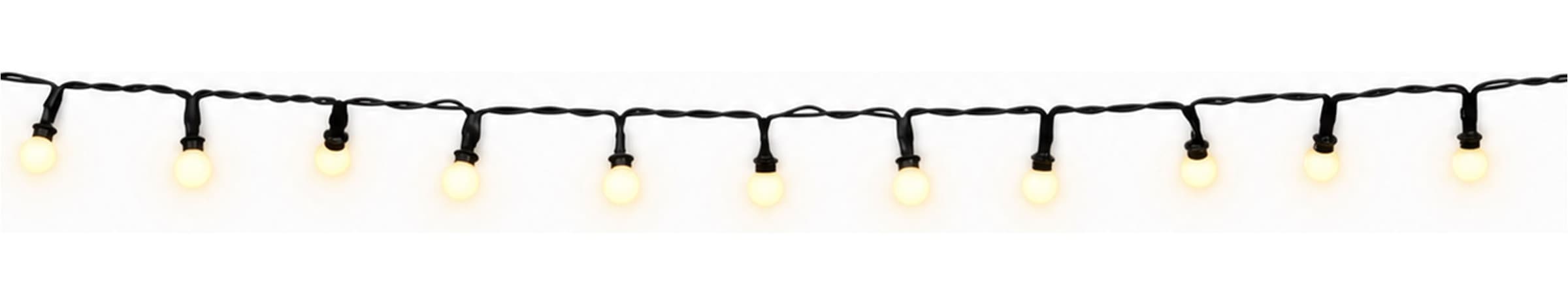 OTTO home LED-Lichterkette »Outdoor/Indoor, Kugel Avvina, bunt, 3/6/12/18 u. 24 m Länge, 11 Modi« warmweiß pastellfarbig, Timer, Lichteffekte, Garten, Terrasse, Party