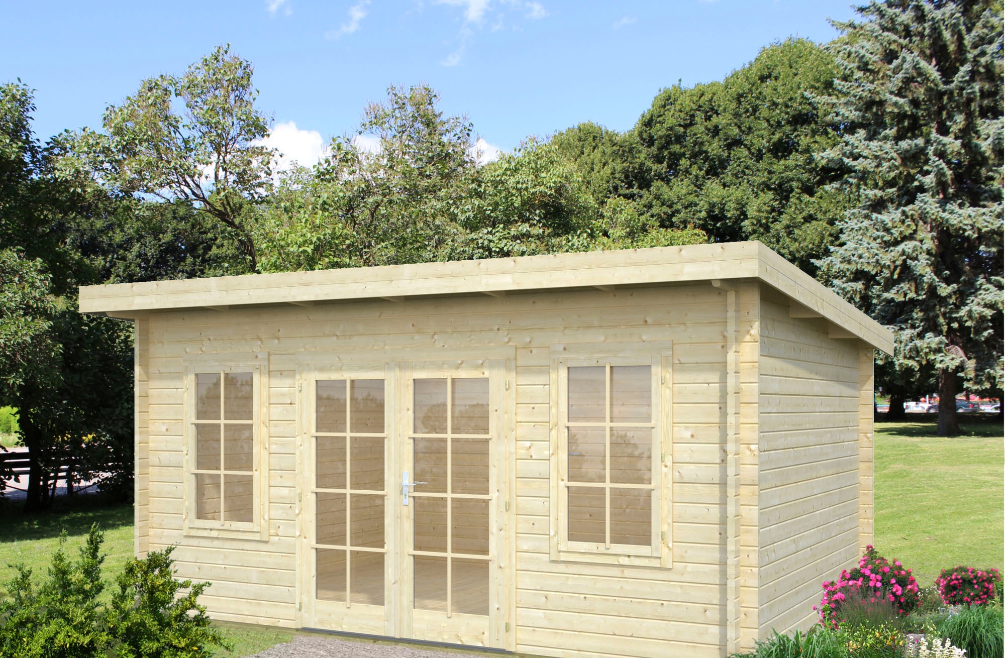 Palmako Gartenhaus »Lisa« 14,2 m², mit Fußboden im Gartenhaus