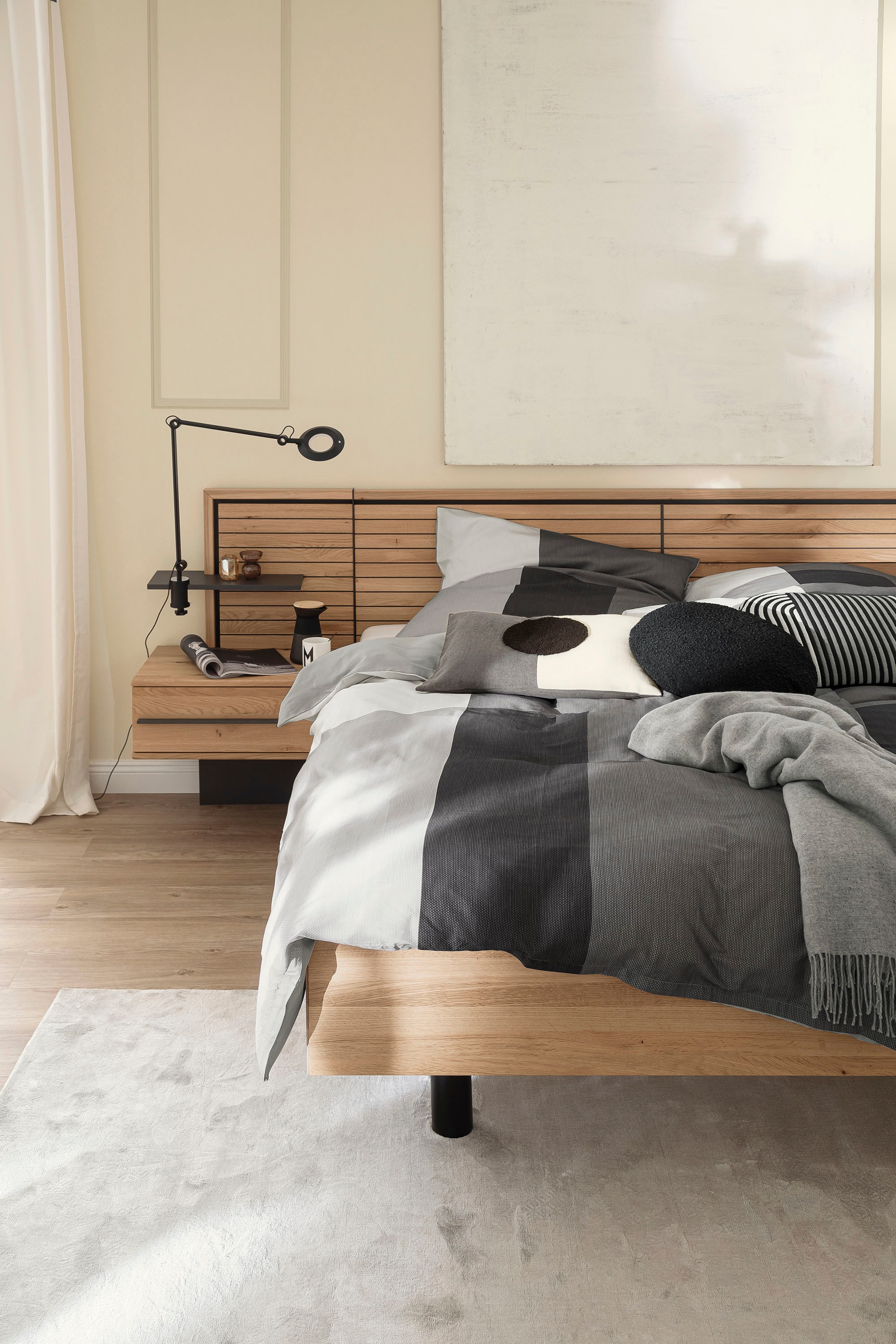 SCHÖNER WOHNEN-Kollektion Bettwäsche »Art« 2 Stk. tlg. aus beständigerer Ba günstig online kaufen