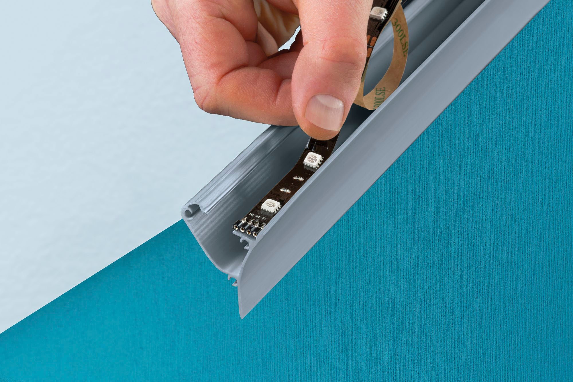 Paulmann LED-Streifen »Corner Profil 100 cm Grau, Kunststoff Grau, Kunststoff«