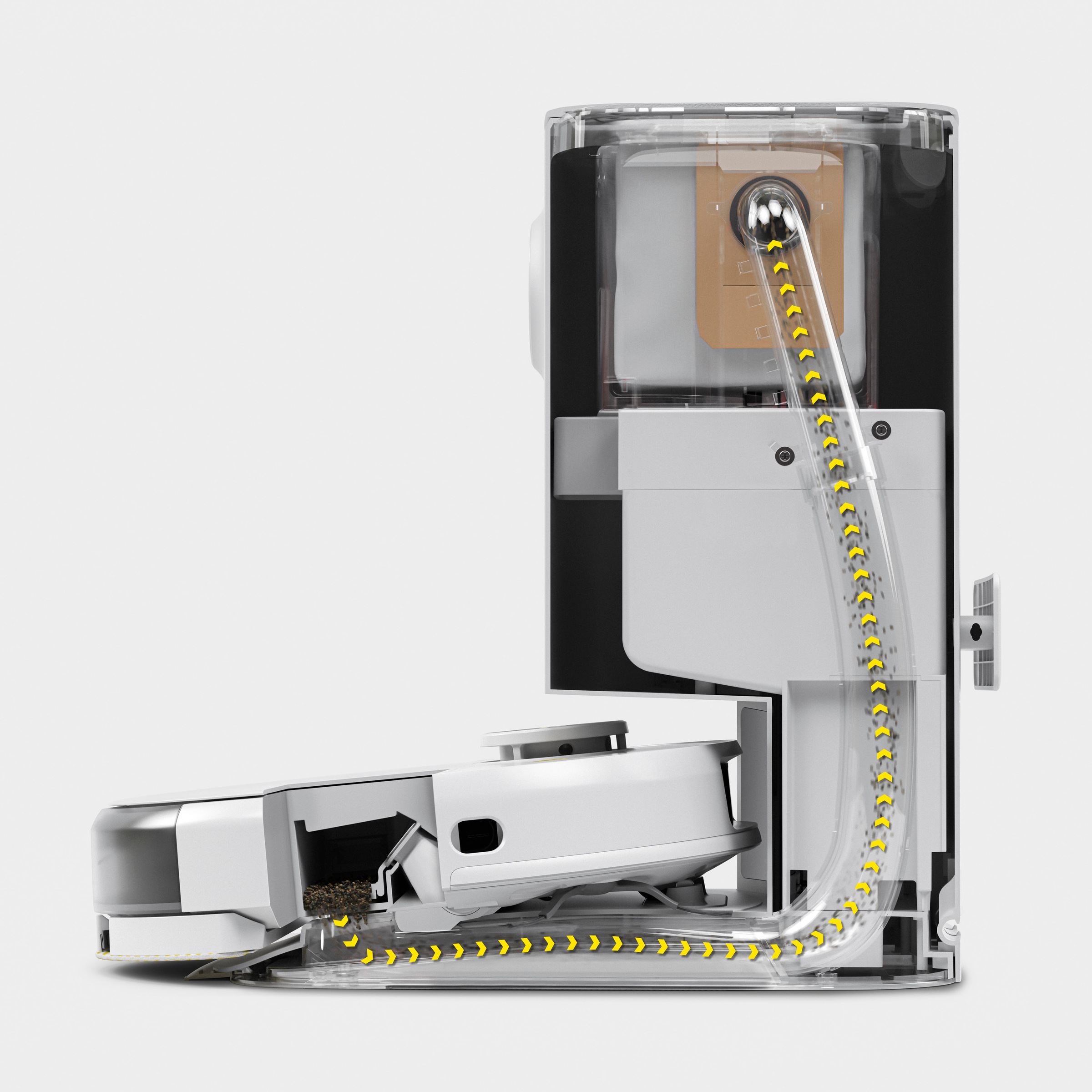 KÄRCHER Absaugstation »passend für den Saug - und Wischroboter RCV5«, smart, der Staubbehälter wird regelmäßig automatisch entleert