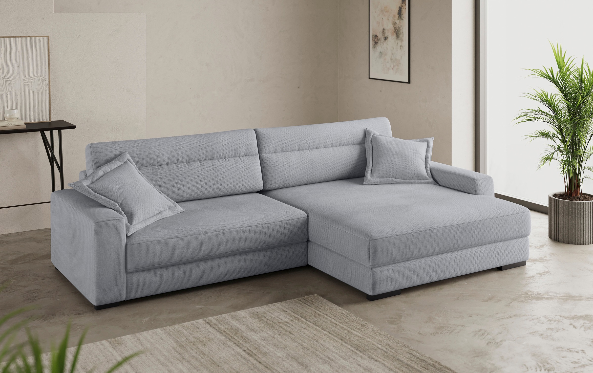 Mr. Couch Ecksofa »Marcello DuraFlex L-Form«, EasyBett, Bettkasten, Kaltsch günstig online kaufen