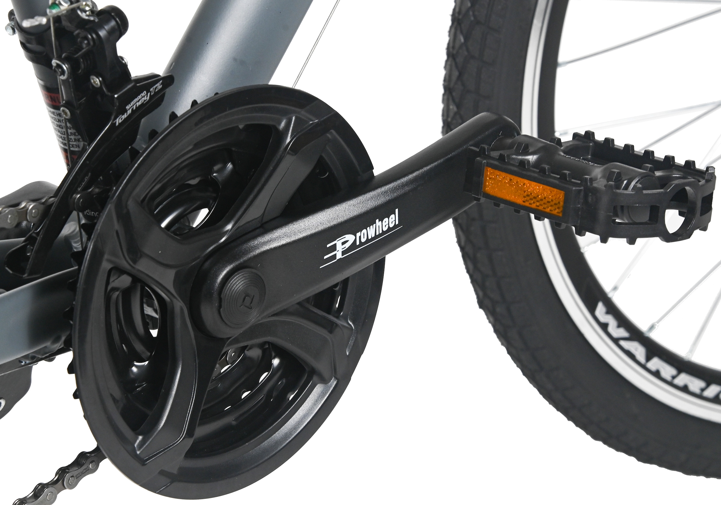 WYLD Kinderfahrrad »Mistral Grau 18 Gänge RH 32 cm - Ab 8 Jahre« 18 Gang Kettenschaltung