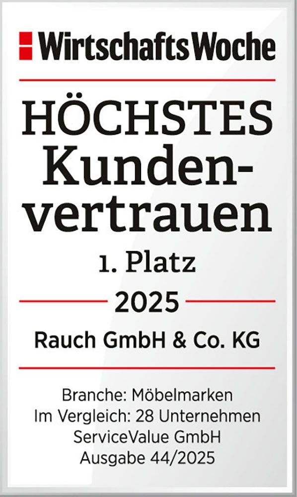 rauch Kleiderschrank »Schrank Garderobe MAINZ Breiten 91/136/181/226/271/315/360, Höhe 210cm« 3 verschiedene Ausstattungen BASIC/CLASSIC/PREMIUM (inkl. SOFT-CLOSE),  grifflose Front, Außentüren mit Push-to-Open Funktion MADE IN GERMANY