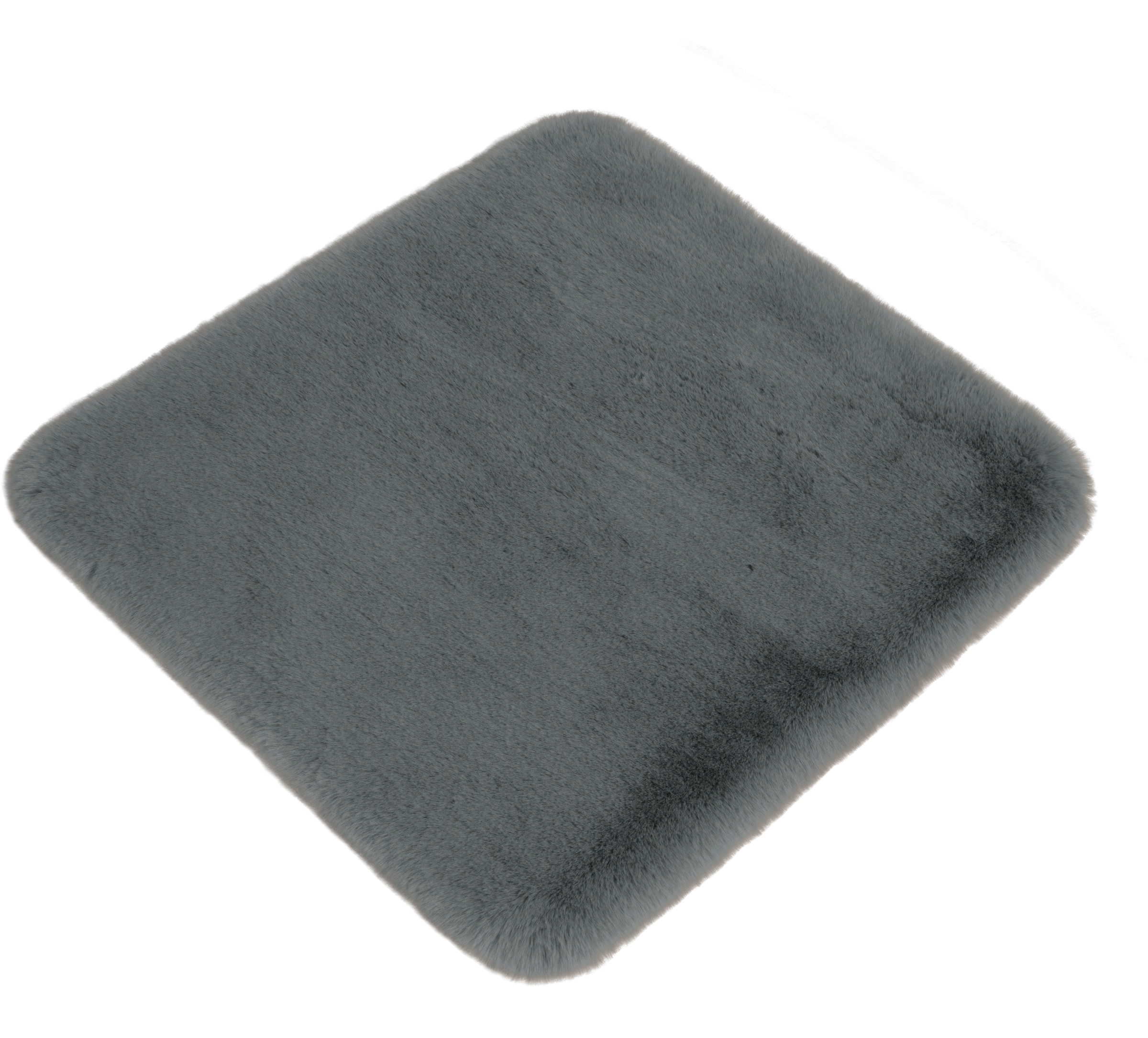 my home Badematte »Rabbit Badematten, Badvorleger, Badezimmer Teppich«, rutschhemmend beschichtet, strapazierfähig-fußbodenheizungsgeeignet-schnell trocknend, Kaninchenfell-Haptik, Badteppich, rechteckig, rund & als 3-tlg. Set