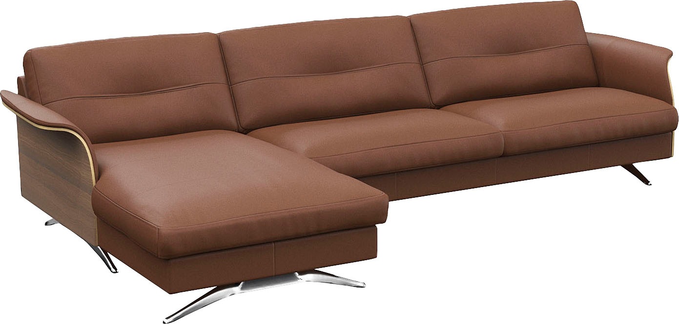 FLEXLUX Ecksofa »Glow Designsofa, bequem und komfortabel durch hochwertigen günstig online kaufen