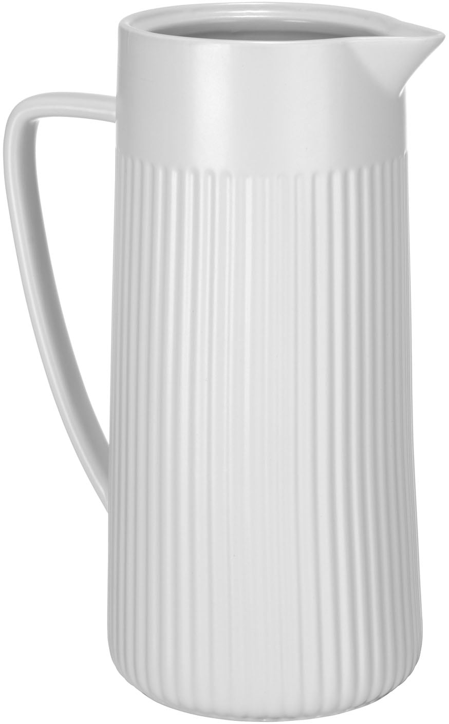 SCHÖNER WOHNEN-Kollektion Karaffe »REFIA« Keramik Krug, 1,25l mit eleganter günstig online kaufen