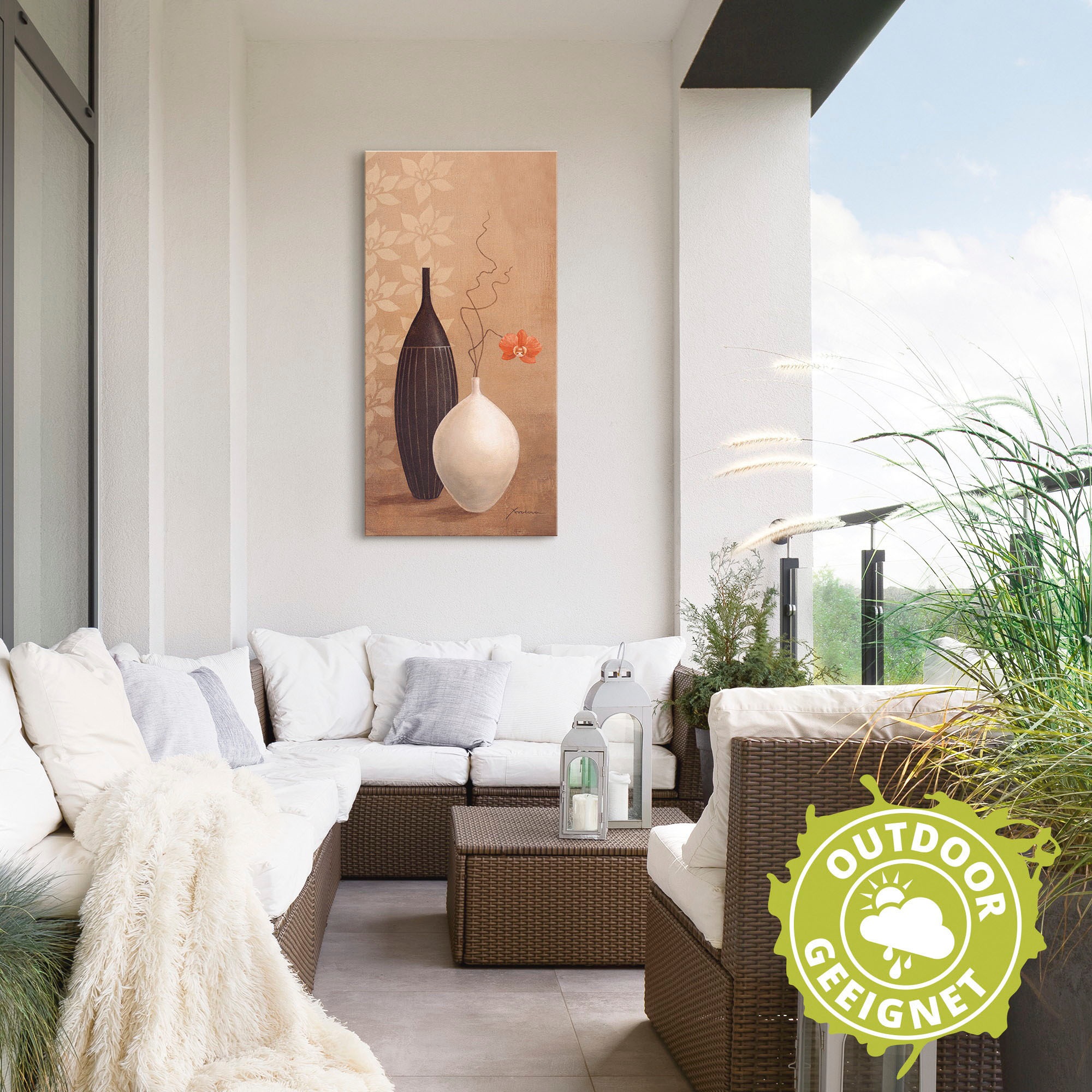 Artland Wandbild »Schmalhalsvase«, Vasen & Töpfe, (1 St.), als Alubild, Outdoorbild, Leinwandbild, Wandaufkleber, versch. Größen