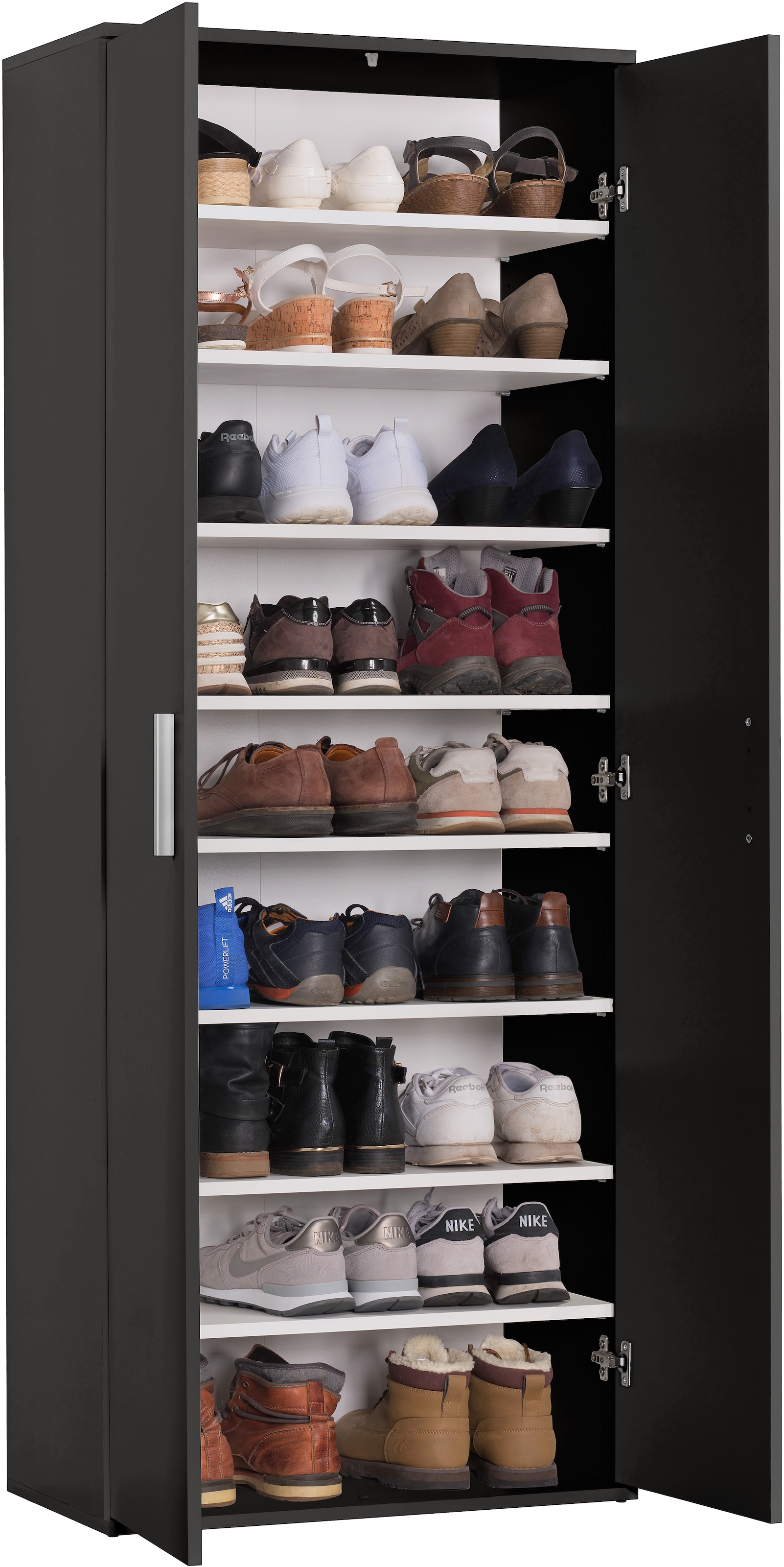 Procontour Schuhschrank »Schrank Clara BESTSELLER!«, (OTTOs Choice), Höhe 167cm, mit variabel verstellbaren Einlegeböden
