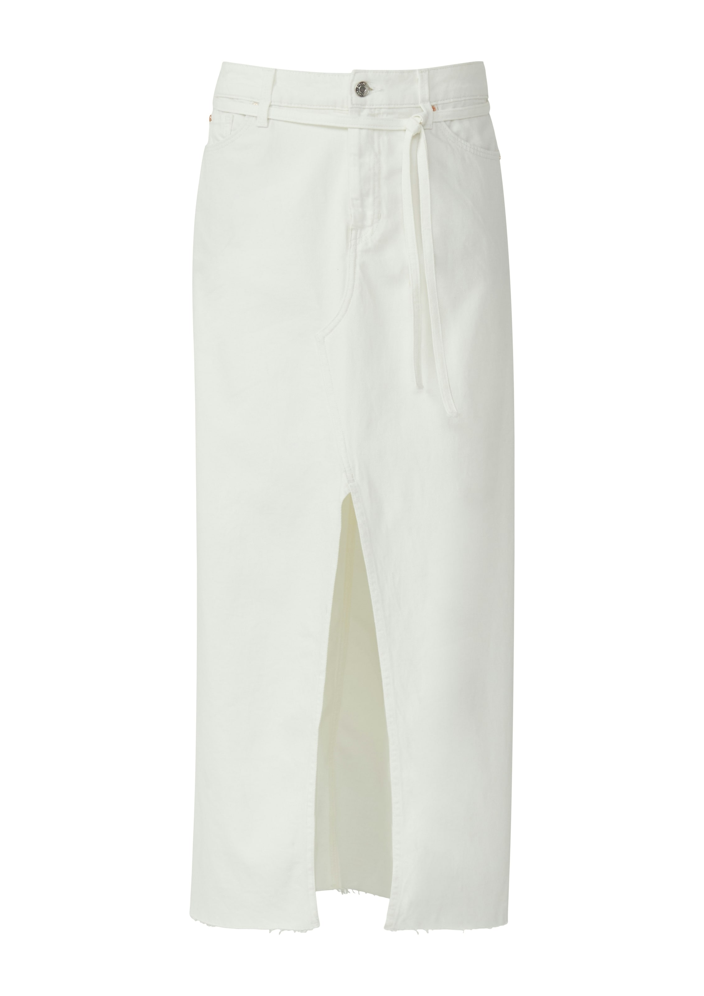 s.Oliver Jeansrock in A-Shape mit offenem Saum