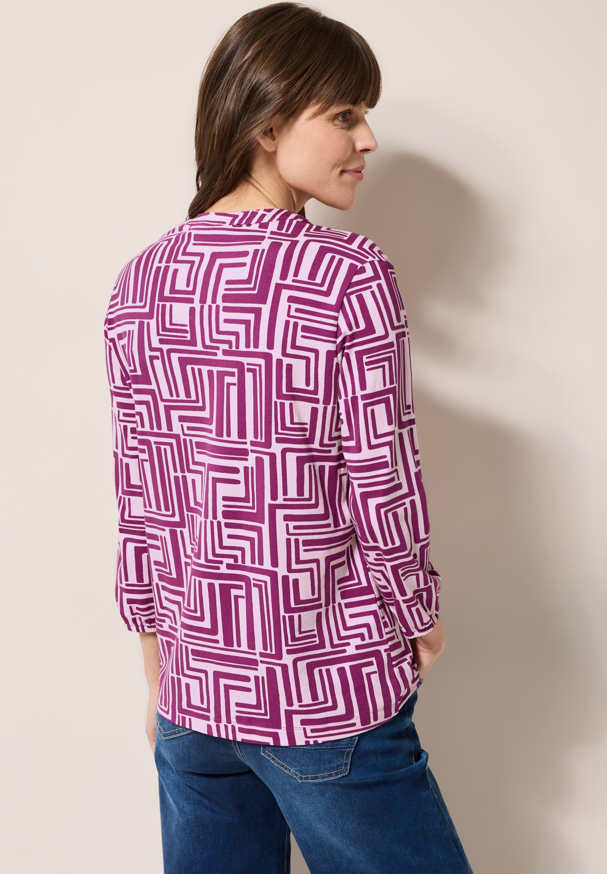 Cecil Blusenshirt, mit All-Over Print