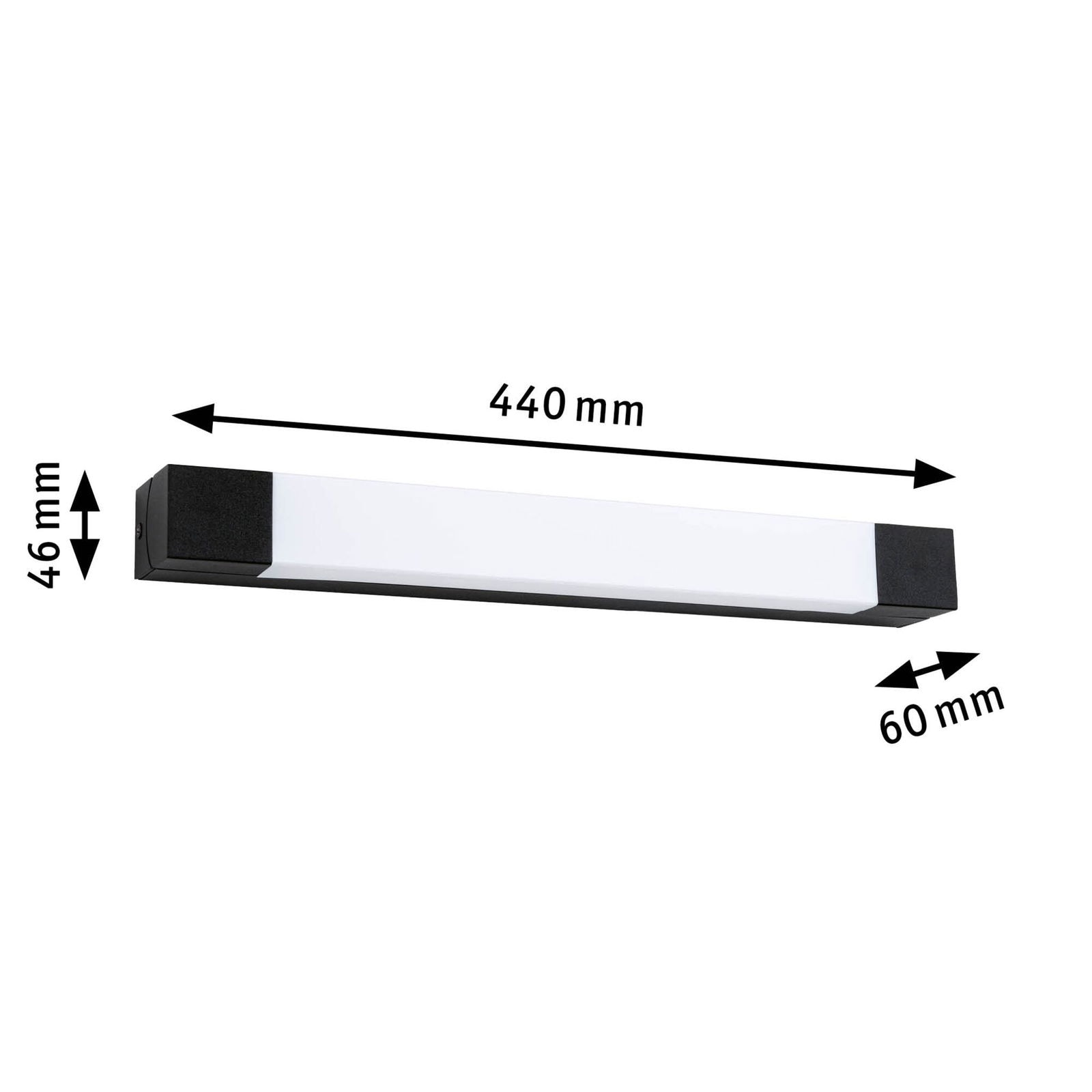 Paulmann LED Spiegelleuchte »Selection Bathroom Spiegelleuchte Quasar IP44 3000K 230V 7,5W«, 1 flammig, Badezimmerleuchte