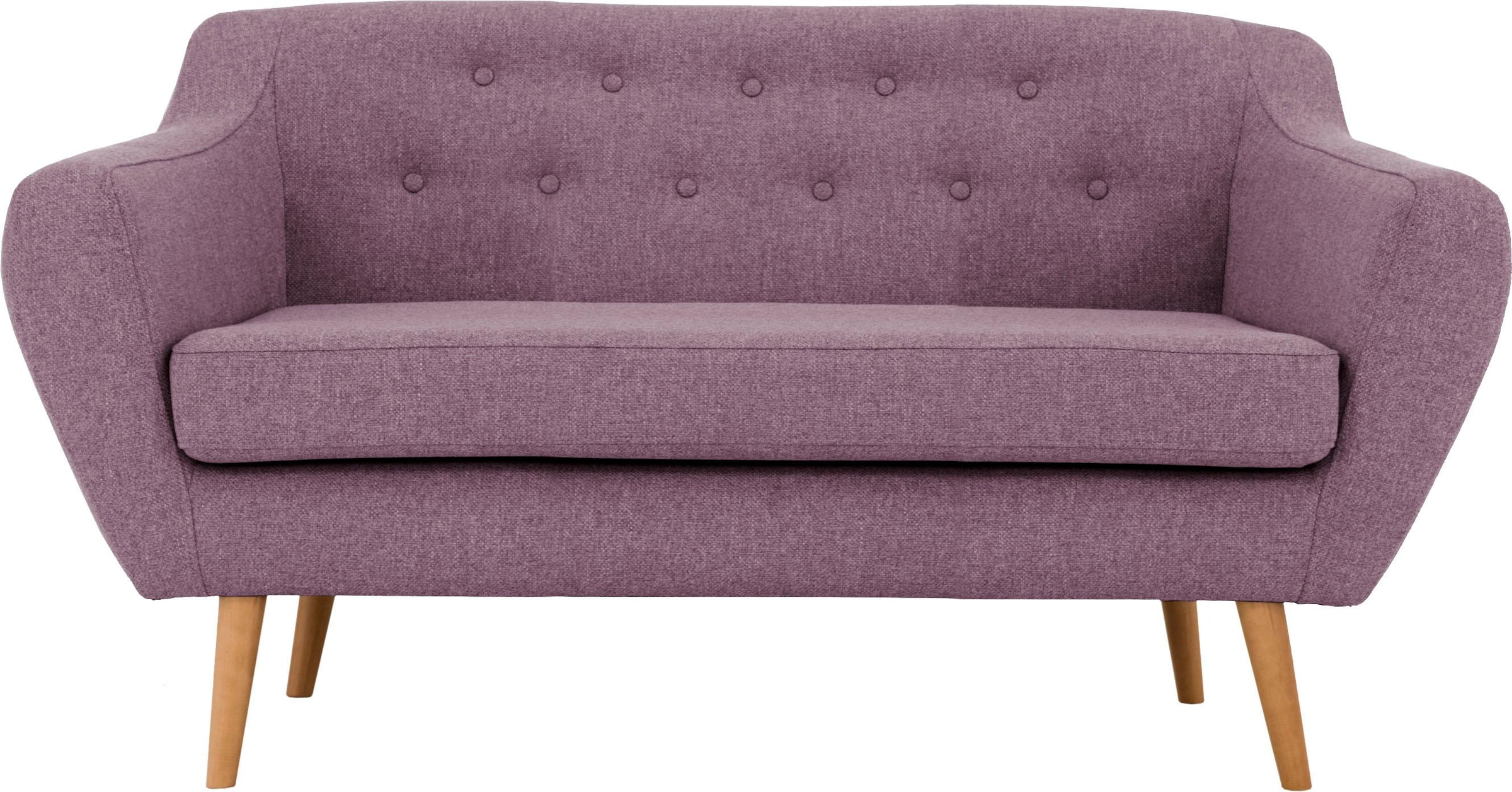 Home affaire 2-Sitzer »Renne« mit Heftung im Rücken im skandinavischem Stil günstig online kaufen