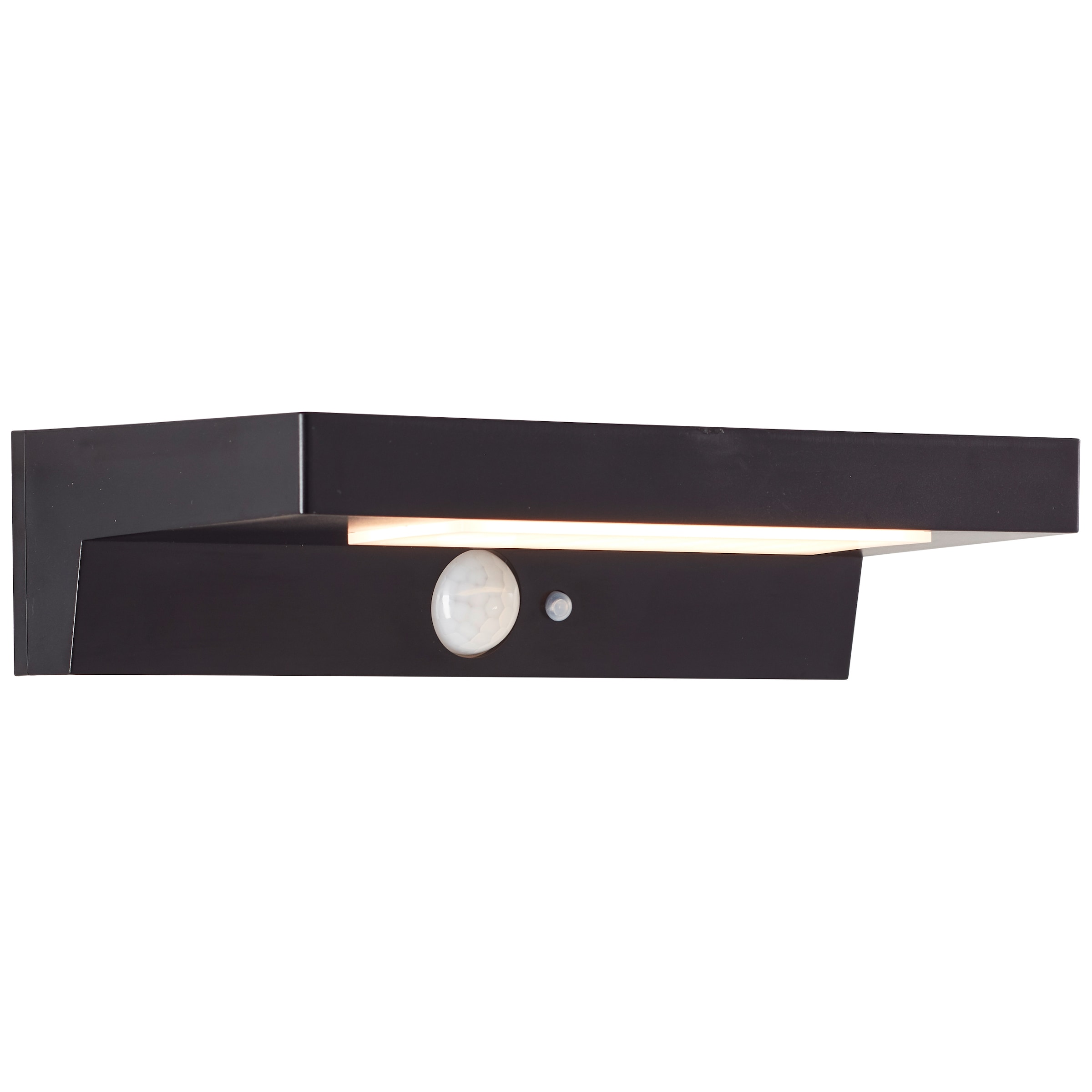 Brilliant LED Außen-Wandleuchte »Barker«, LED Außenwandleuchte, Solar, 21 cm, 430 lm, 4000 K, schwarz