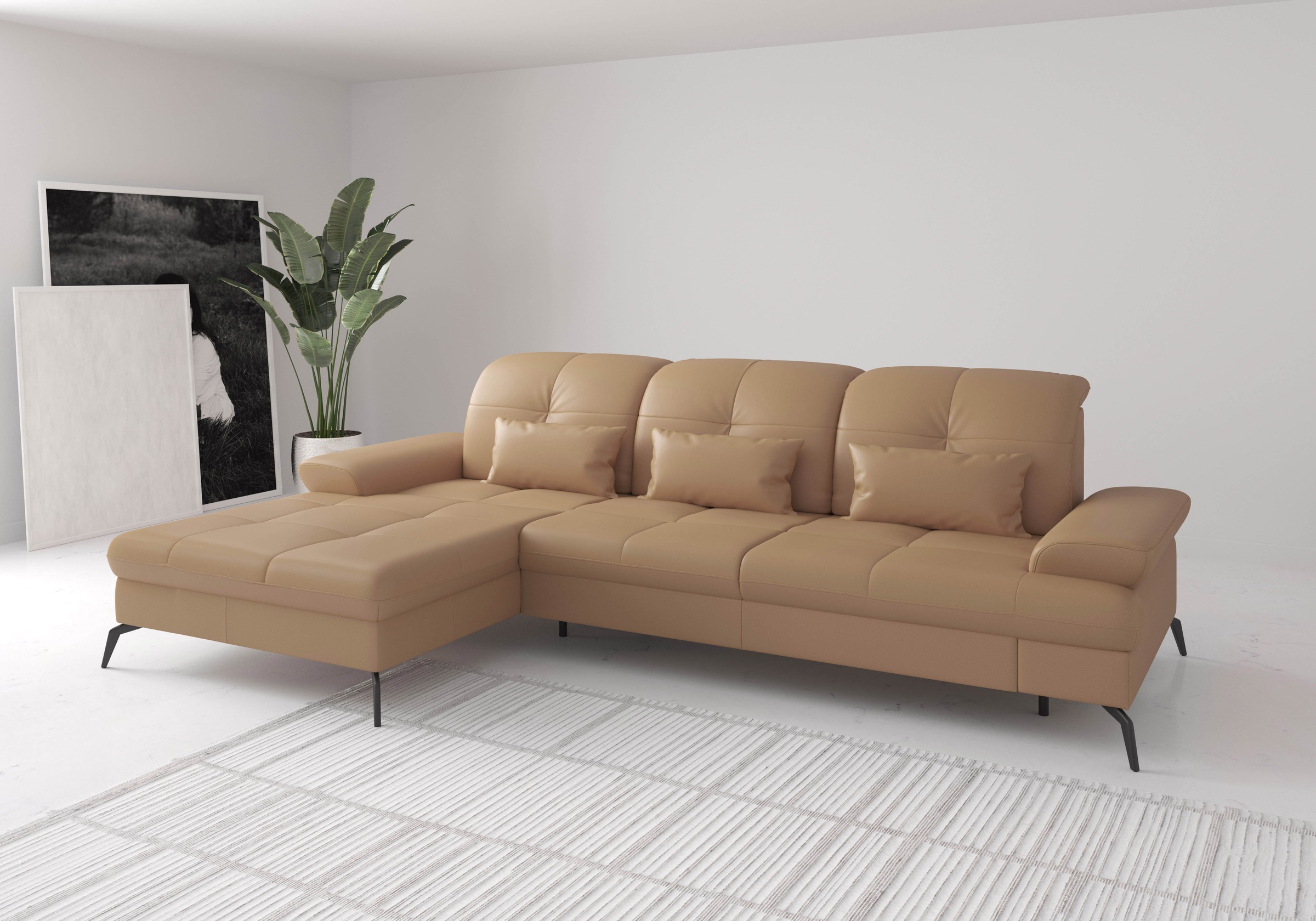 sit&more Ecksofa »Amica, L-Form, inkl. Sitztiefenverstellung & Armteilverst günstig online kaufen