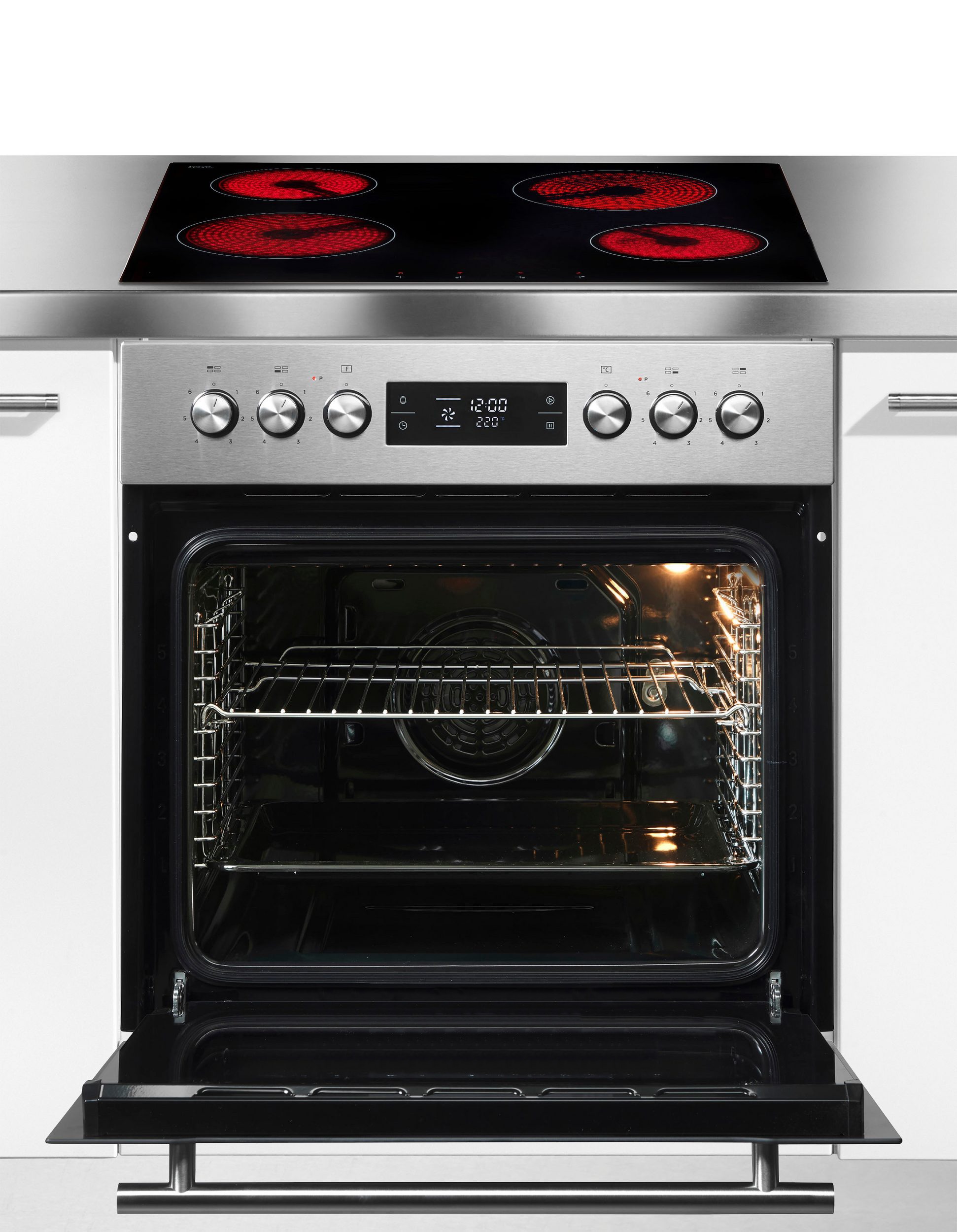 Hanseatic Elektro-Herd-Set »HB70AS+HC46CB«