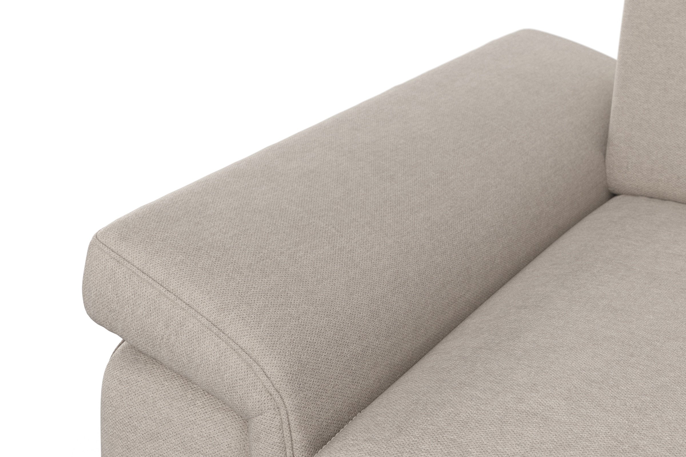 sit&more Ecksofa »Padua L-Form« inklusive Sitztiefenverstellung, Armteilfunktion und Federkern