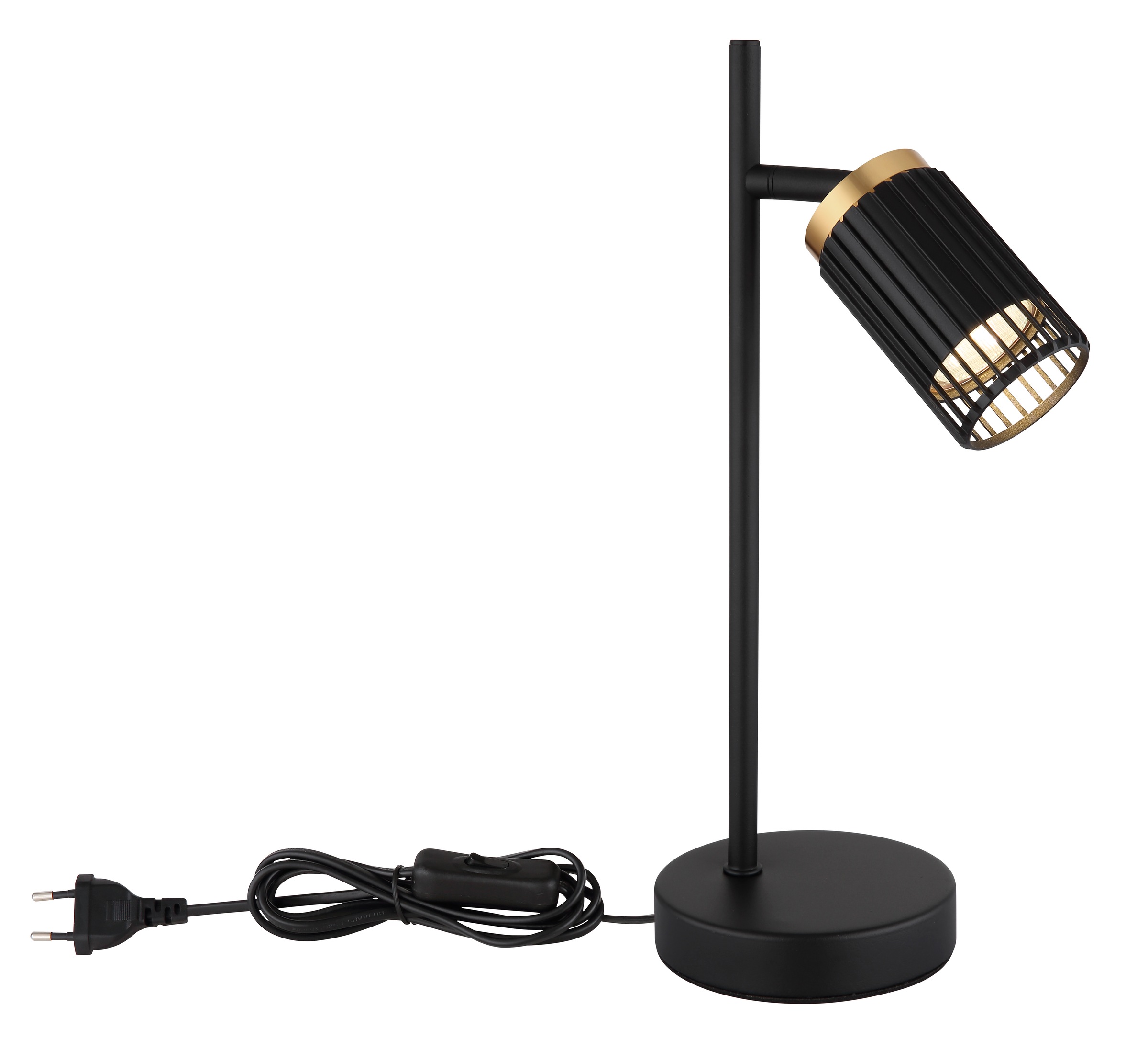 GLOBO LIGHTING Tischleuchte »KORBEN« GU10 1 Stk. Tischlampe Nachttischlampe günstig online kaufen