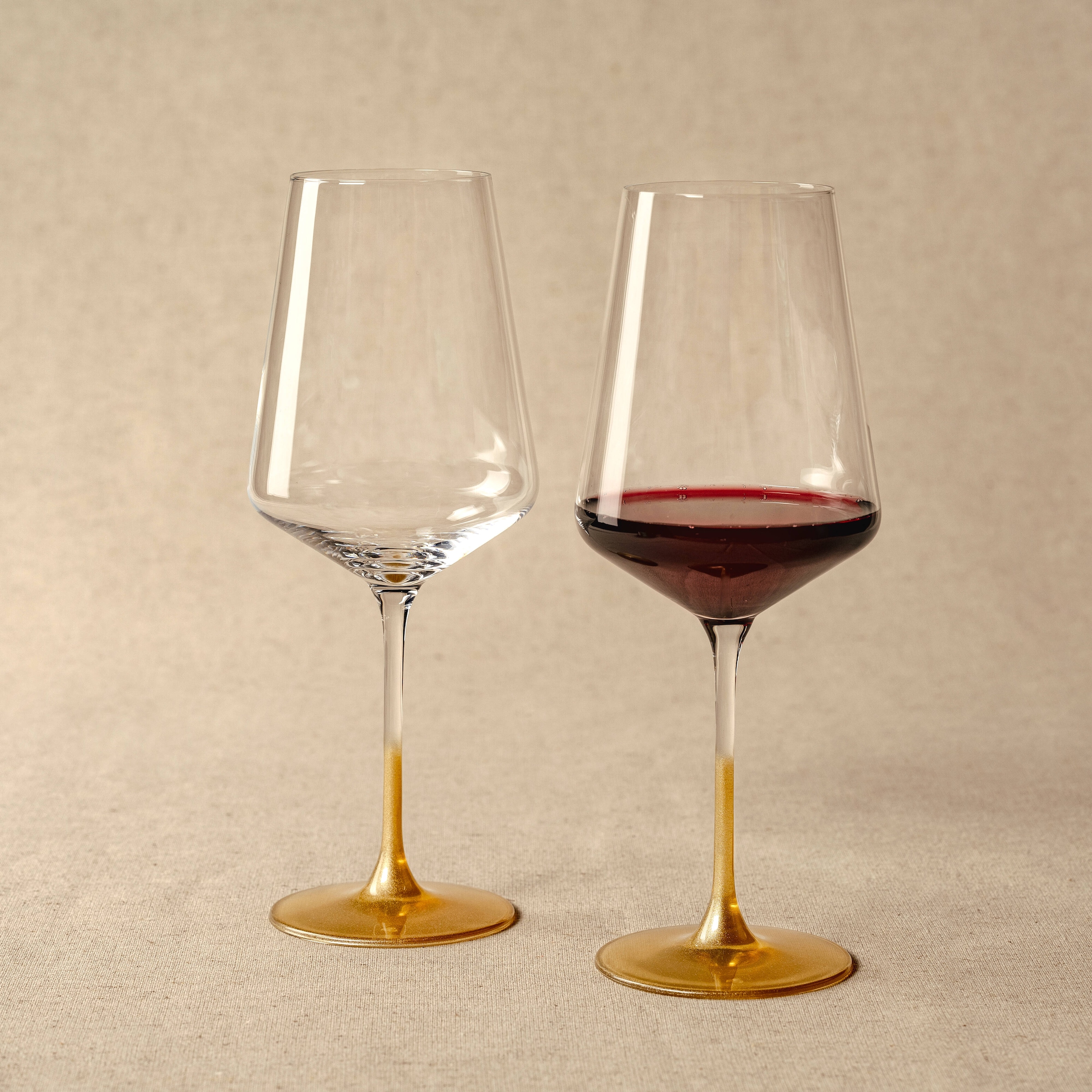 LEONARDO Weinglas »PUCCINI, goldfarben« 2er Set, 560ml