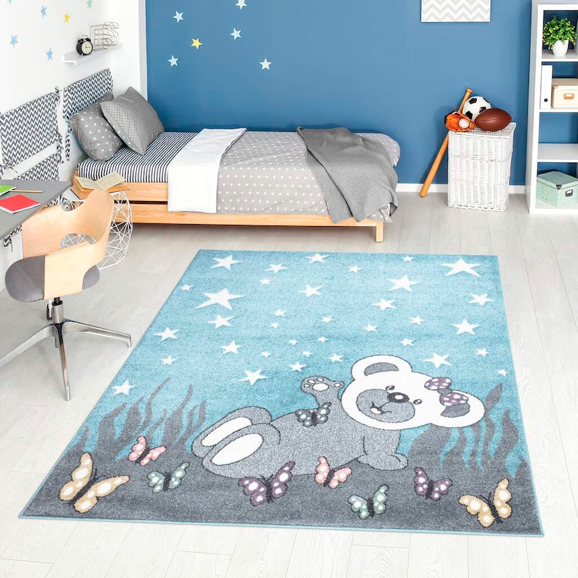 Ayyildiz Teppiche Kinderteppich »Bambi 820«, rechteckig, Wolken Motiv,  Kurzflor bequem und schnell bestellen