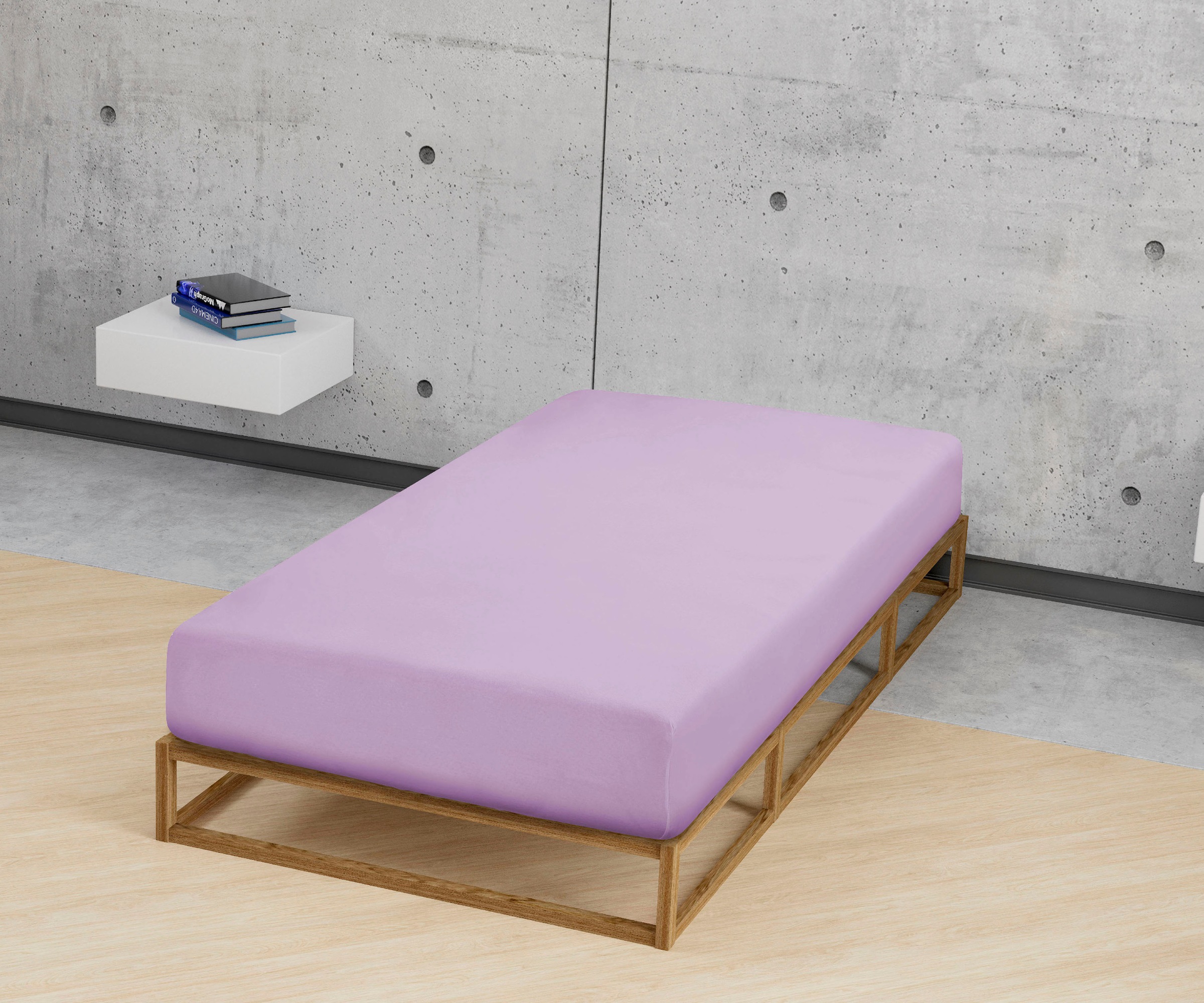 Biberna Spannbettlaken »Leila«, Bettlaken aus 100% Baumwolle, für Matratzenhöhen bis 22 cm