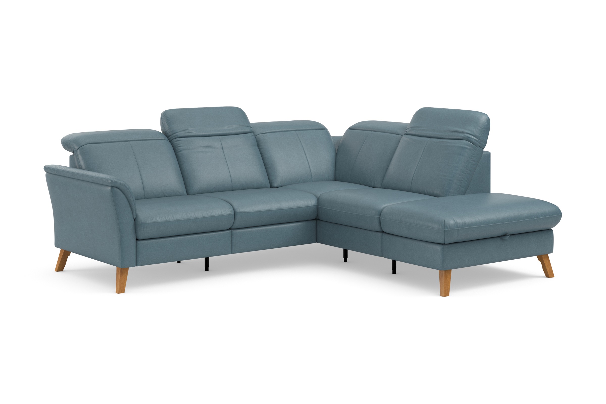 sit&more Ecksofa »Romero L-Form«, wahlweise mit oder ohne TV-Funktion, Bettfunktion, Bettkasten