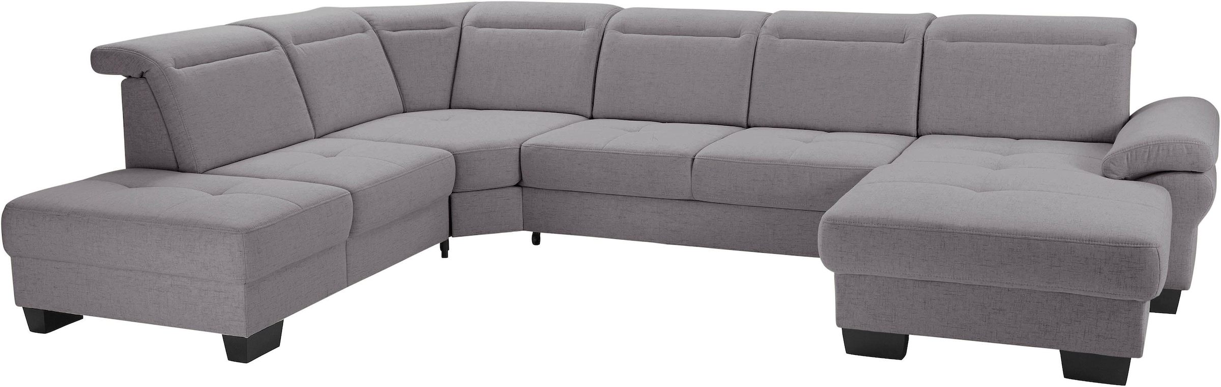 Home affaire Wohnlandschaft »Cornwall U-Form« inkl. Sitztiefenverstellung, günstig online kaufen