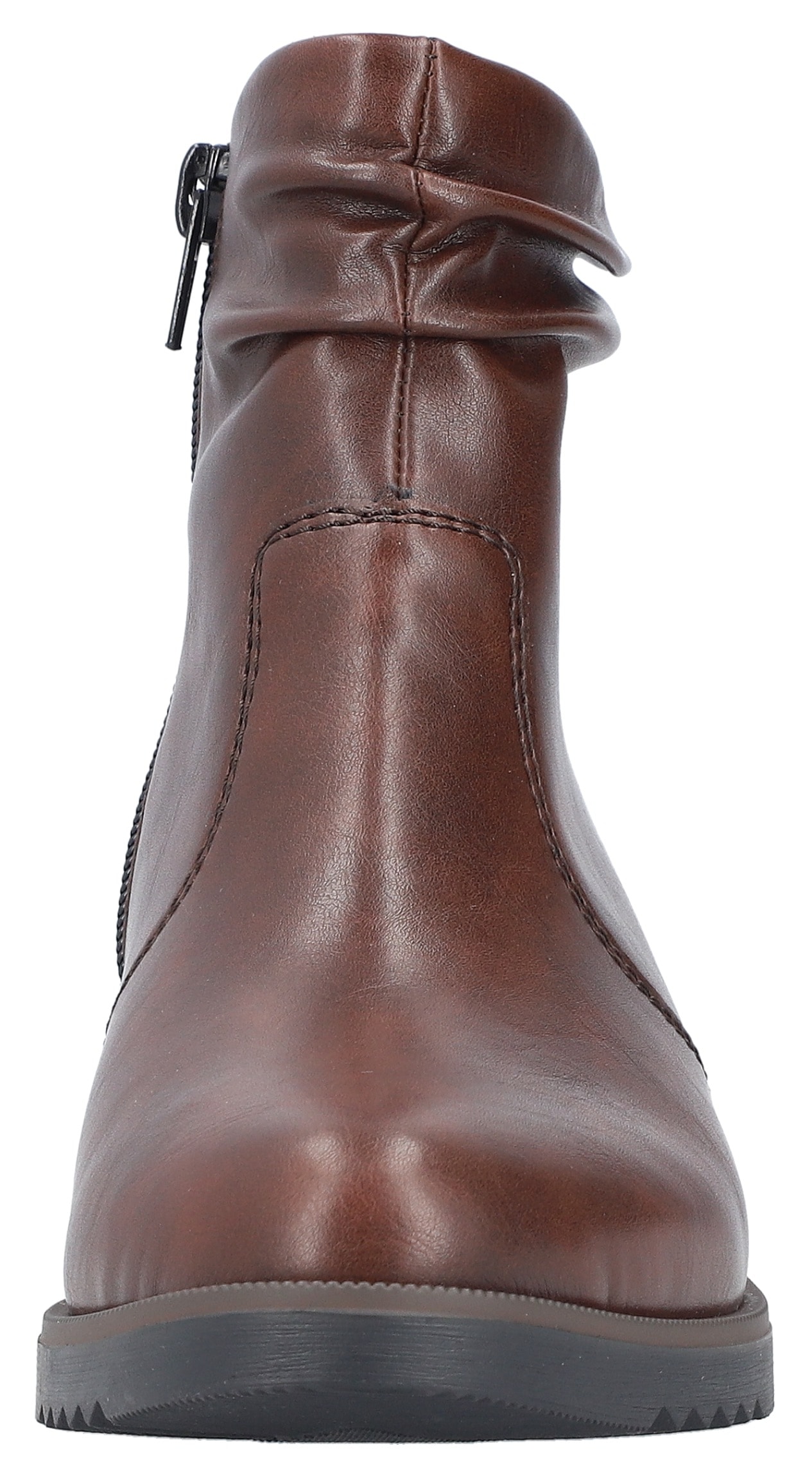 Rieker Stiefelette, Boots, Blockabsatz, slouchy Schaft, mit Innenreißverschluss