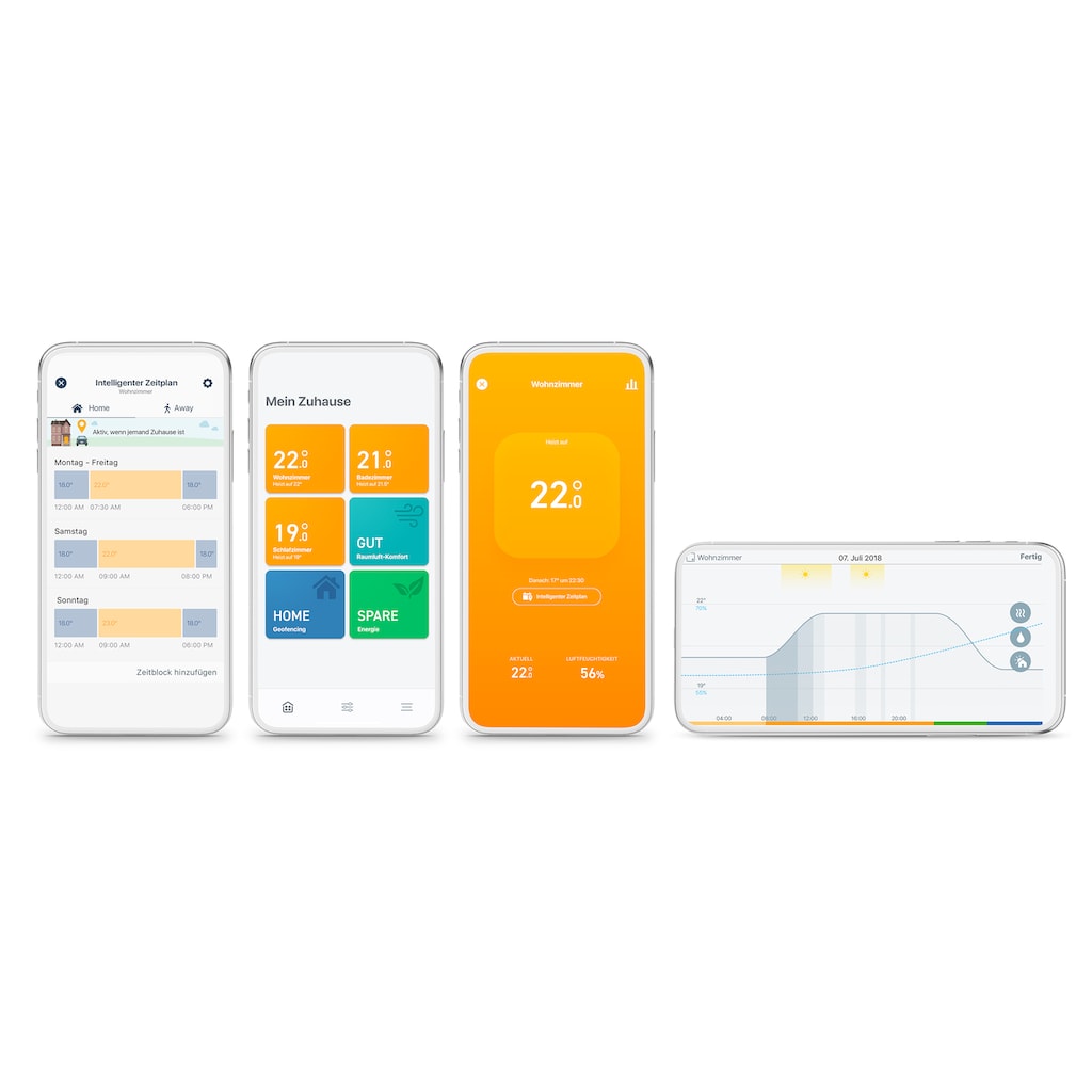 Tado Heizkörperthermostat »Starter Kit - Smartes Heizkörper-Thermostat V3+«