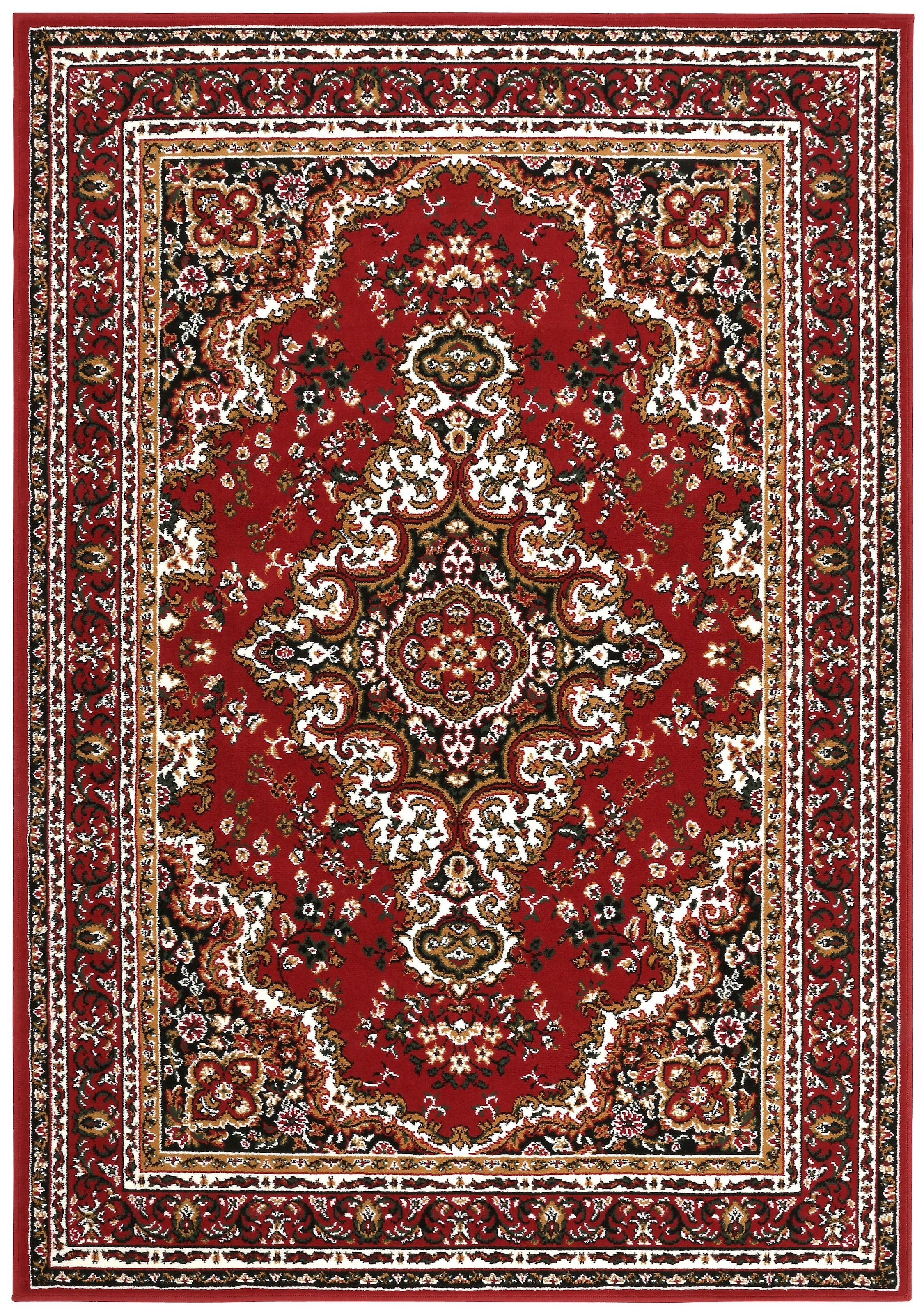 2. Bild von Home affaire Teppich »Oriental«, rechteckig, Orient-Optik, mit Bordüre, Teppich, Kurzflor, Weich, Pflegeleicht