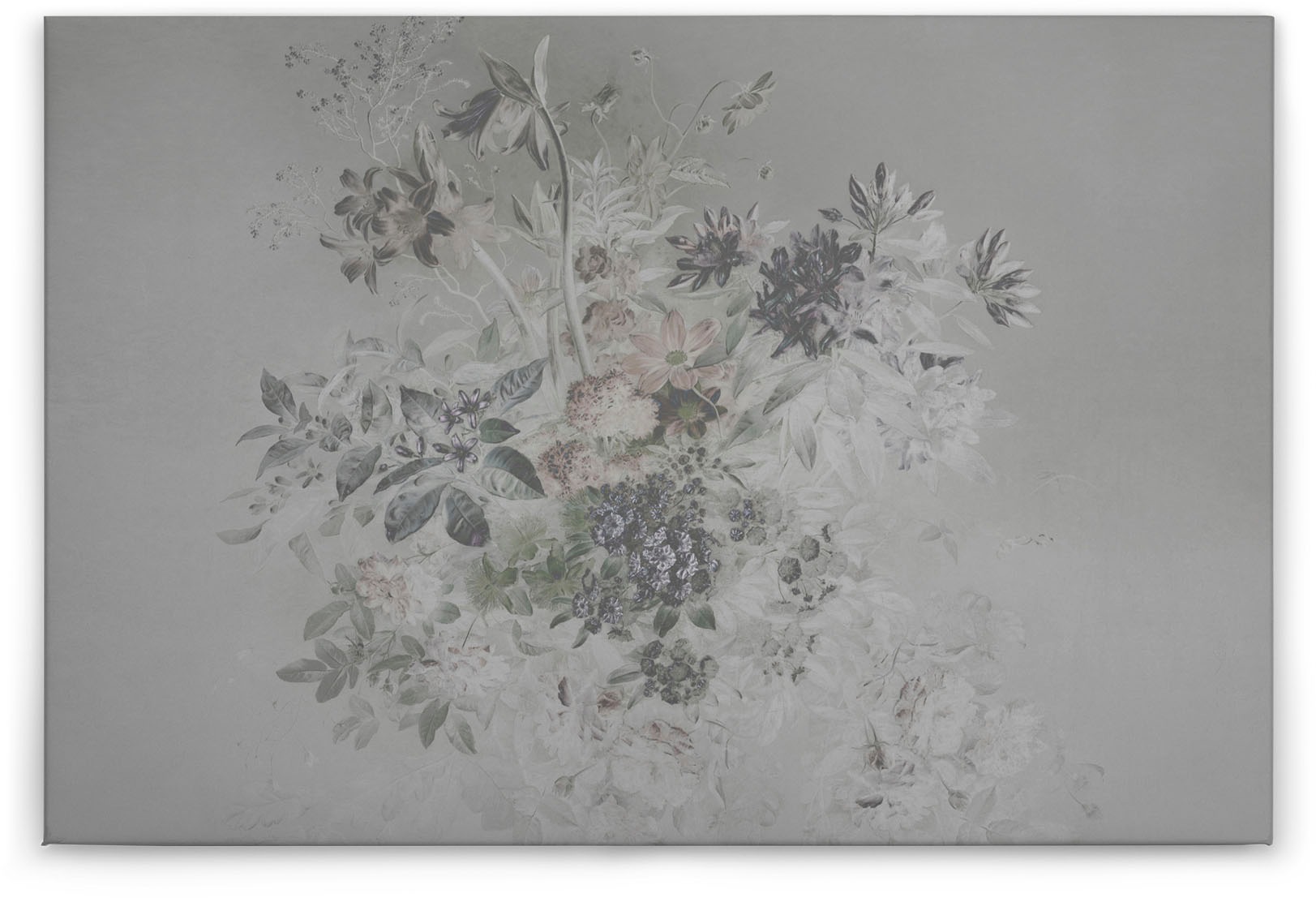 Bricoflor Pastell Wandbild Mit Blumen Ölgemälde Stillleben Als Leinwand Bil günstig online kaufen