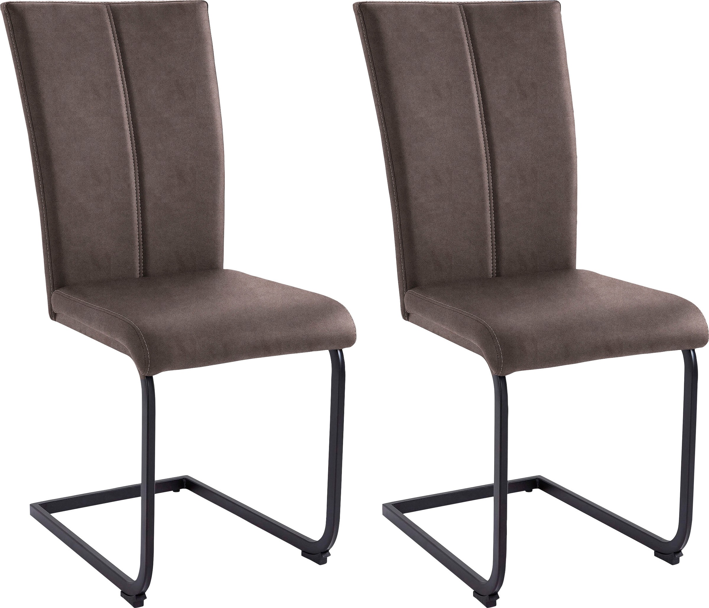 Home affaire Freischwinger »Nils«, (Set), 2 St., Microfaser VINTAGE, Stuhl günstig online kaufen