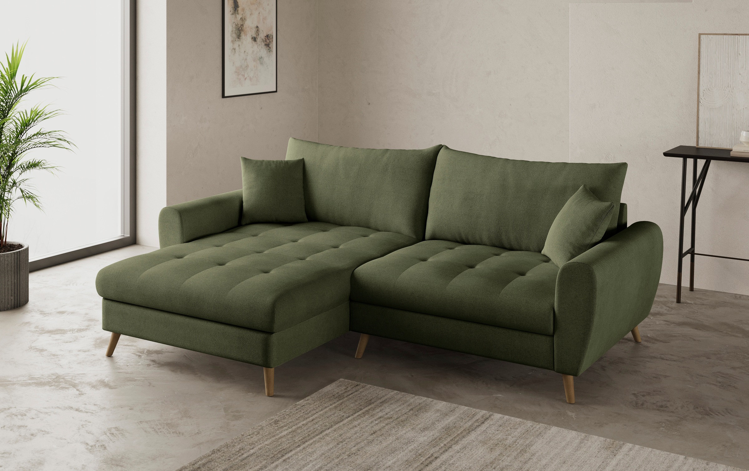 Mr. Couch Ecksofa "Blackburn II L-Form", Wahlweise mit Kaltschaumpolsterung günstig online kaufen