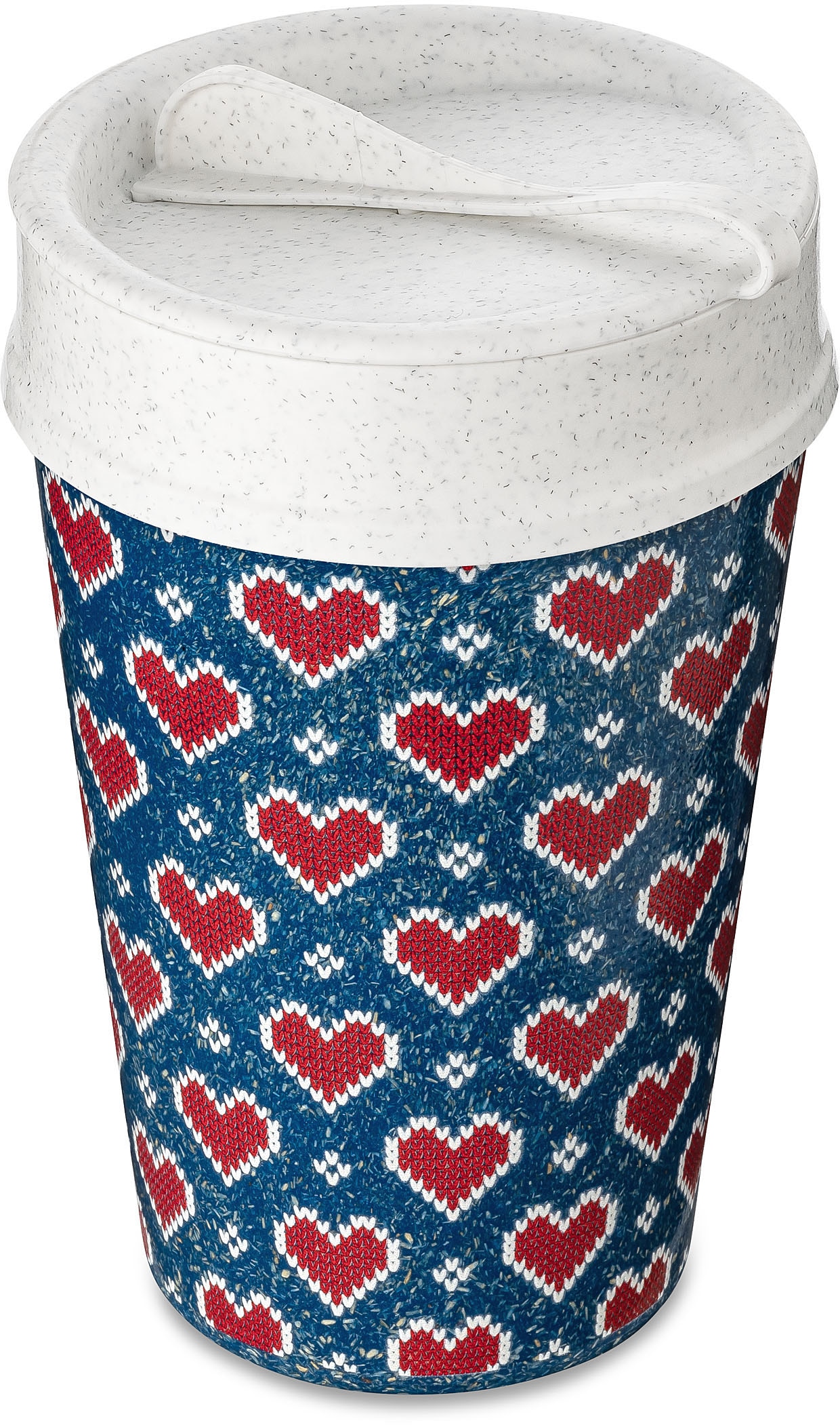 KOZIOL Thermobecher »ISO TO GO RED HEARTS« doppelwandig, isolierend,melamin günstig online kaufen