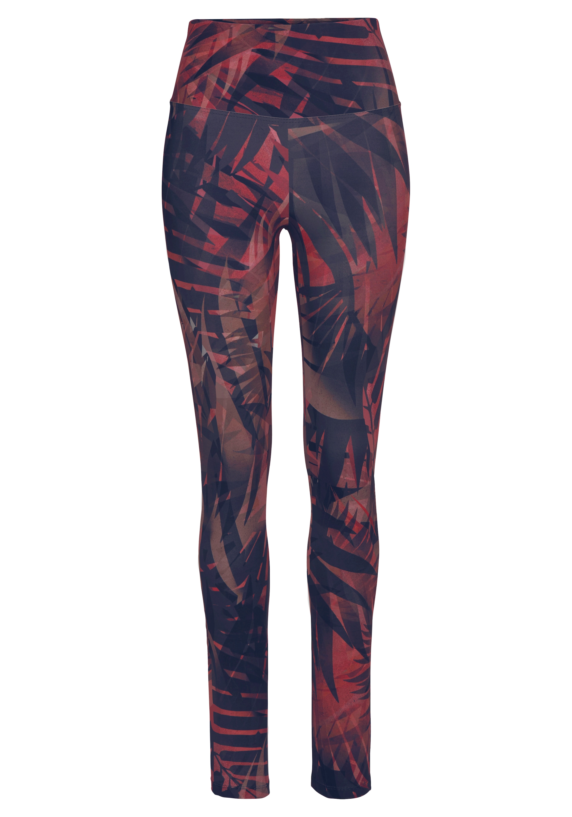 LASCANA ACTIVE Leggings »Tropical«  mit abstraktem Palmenprint, Loungewear