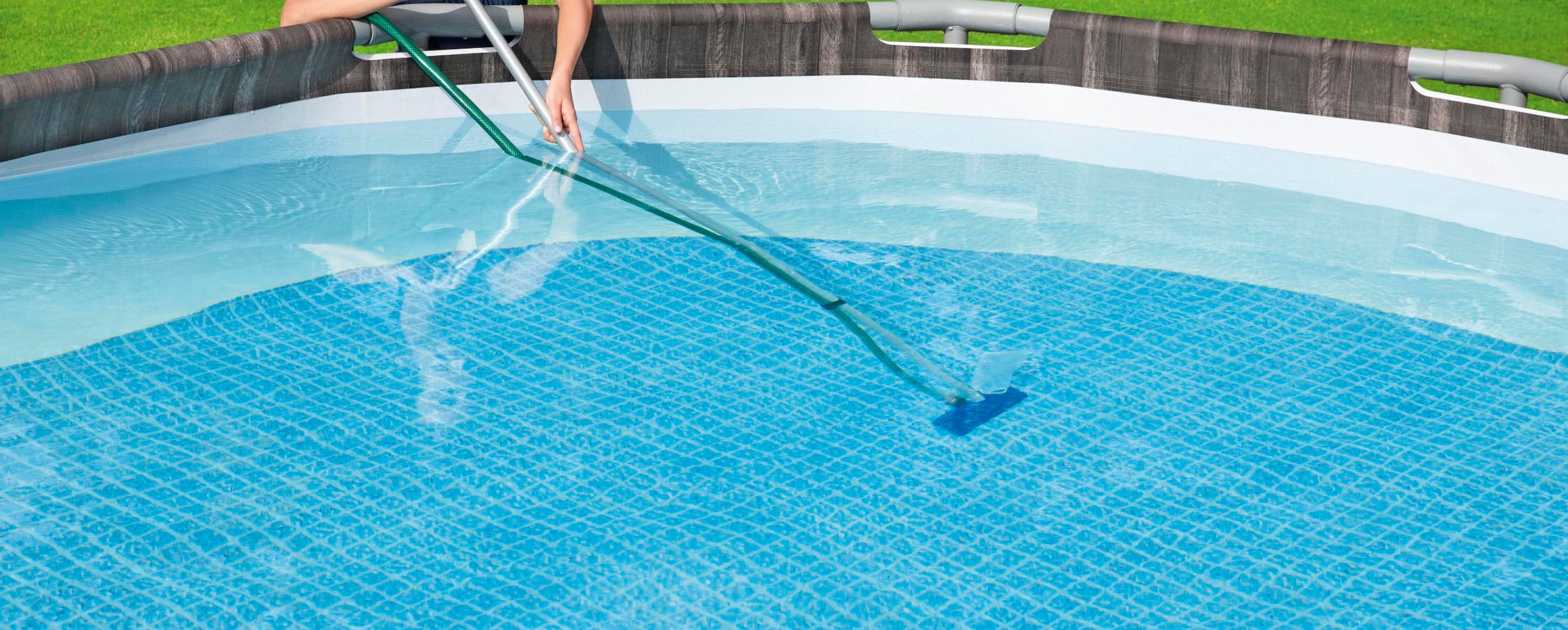 Bestway Poolbodensauger »Venturisauger Kescher-Set«, für Pools bis Ø 396 cm