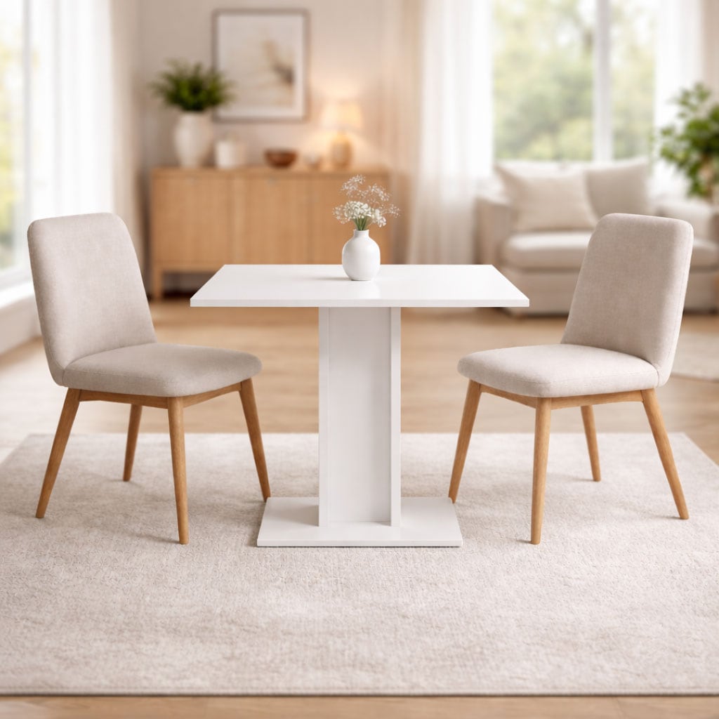 OTTO home Esstisch »Square Säulentisch, Küchentisch, Bistrotisch, Kompakt-Esstisch« Quadratischer Esstisch; verschiedene Farben erhältlich; Breite: 70 cm