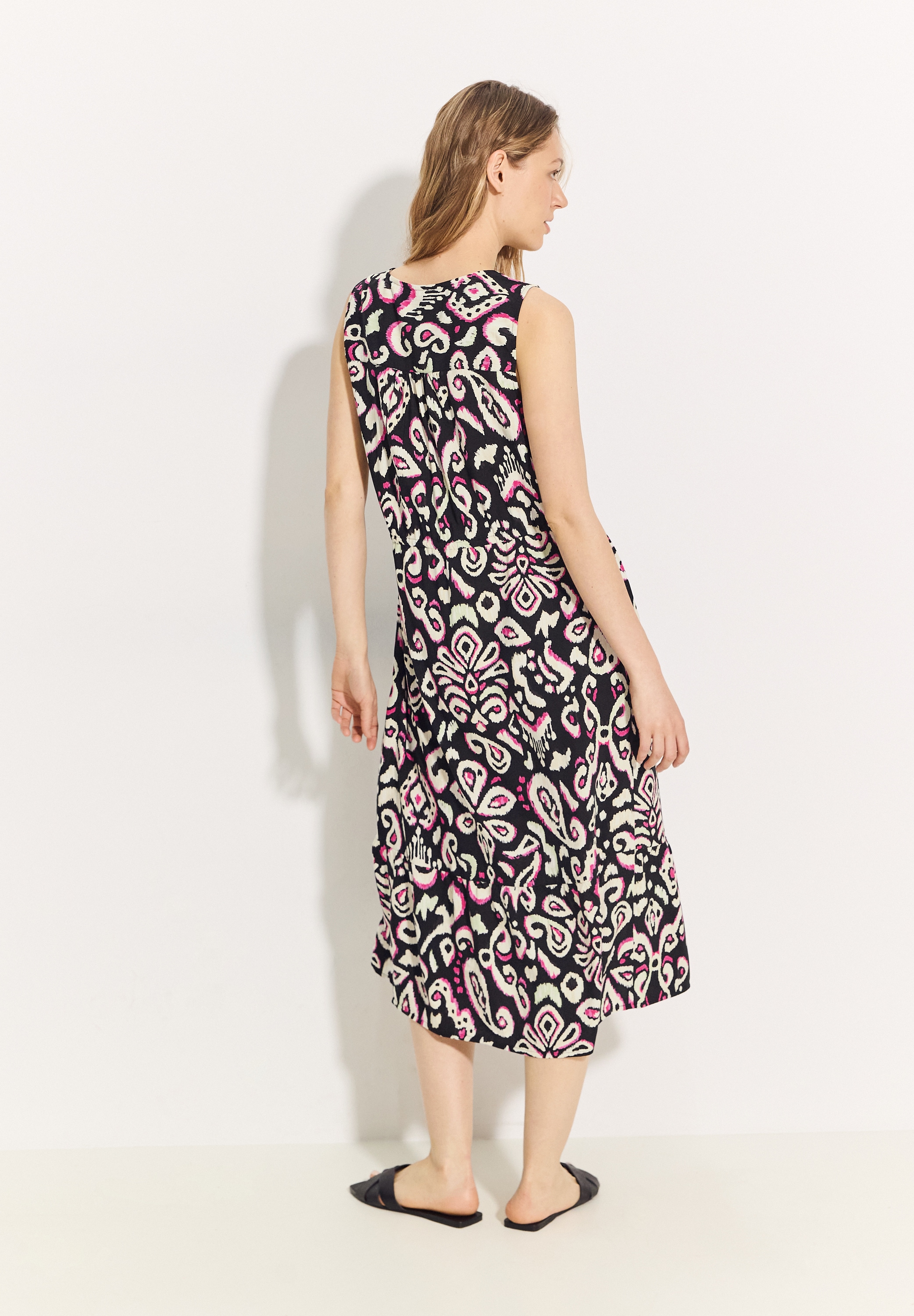 Cecil Midikleid, mit All-Over Print