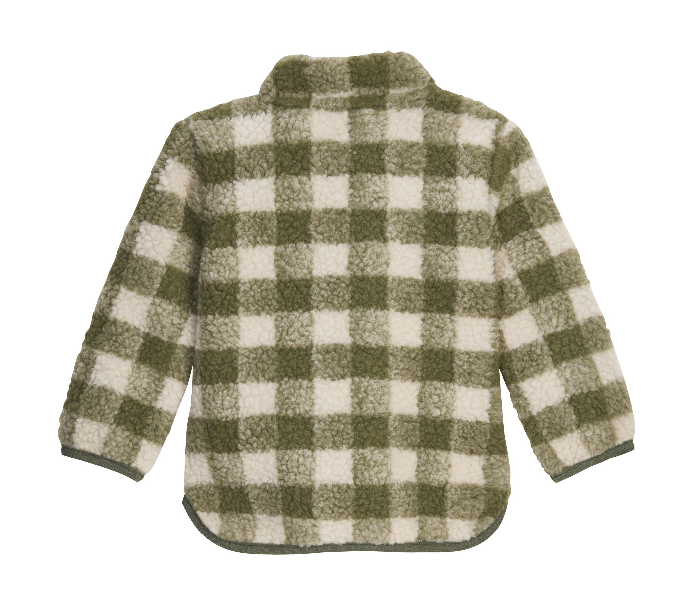 first instinct by killtec Fleecejacke »FIOW 50 MNS FLC JCKT« Sherpa Fleecejacke mit Karomuster, Kinnschutz und Namensetikett