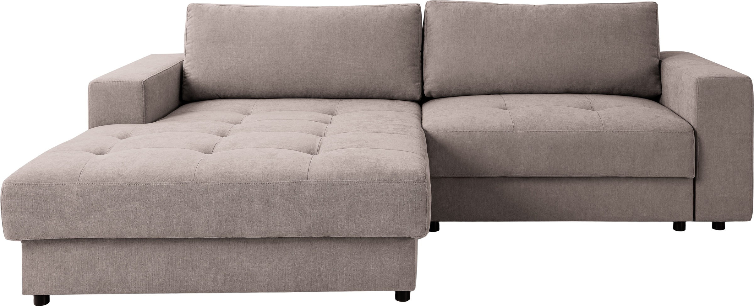 WERK2 Ecksofa »Indiana 270 x 182 cm inkl. Bettfunktion & Bettkasten modern und bequem« Luxus-Microfaser weich ENJOY NEW, L-Form, XXL, Schlaffunktion