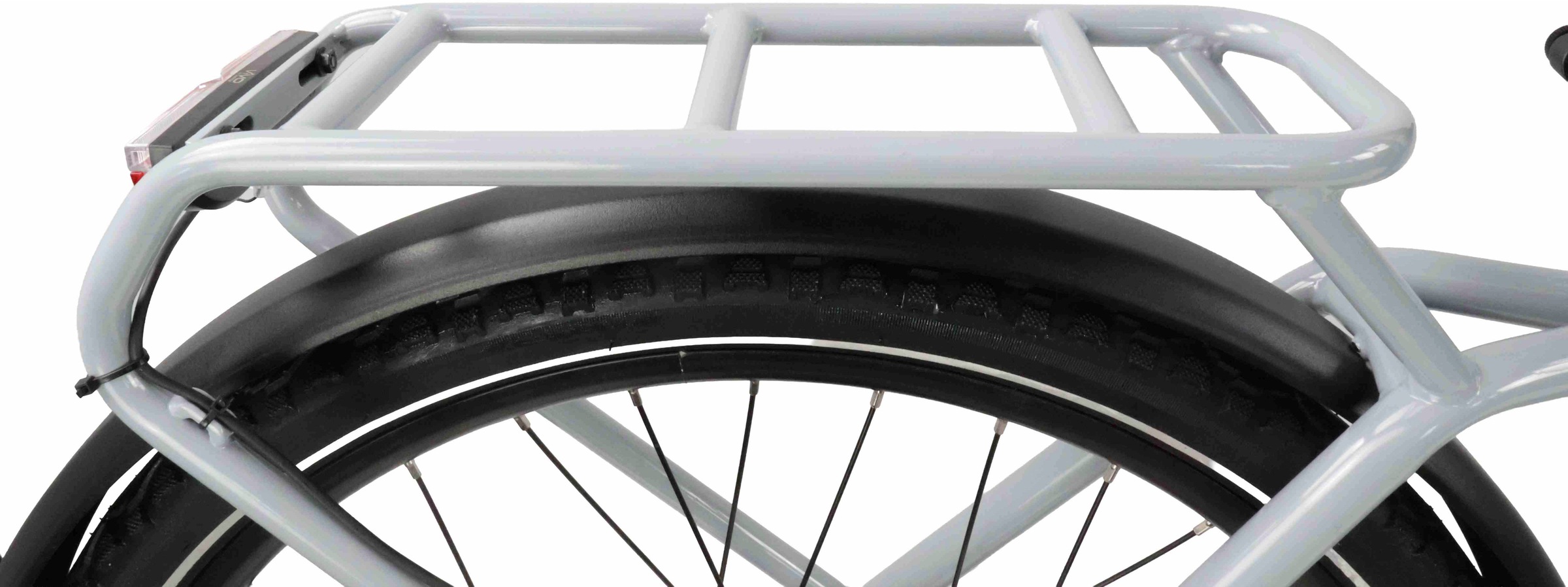 LLobe »City E-Bike 26" Town Compact, grau« 7 Gang Kettenschaltung Heckmotor 250 W
