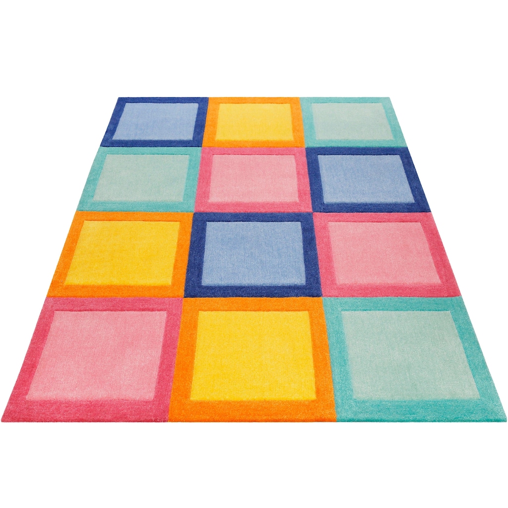 SMART KIDS Kinderteppich »Domino Day«, rechteckig, 9 mm Höhe, für alle Wohnräume, Konturenschnitt