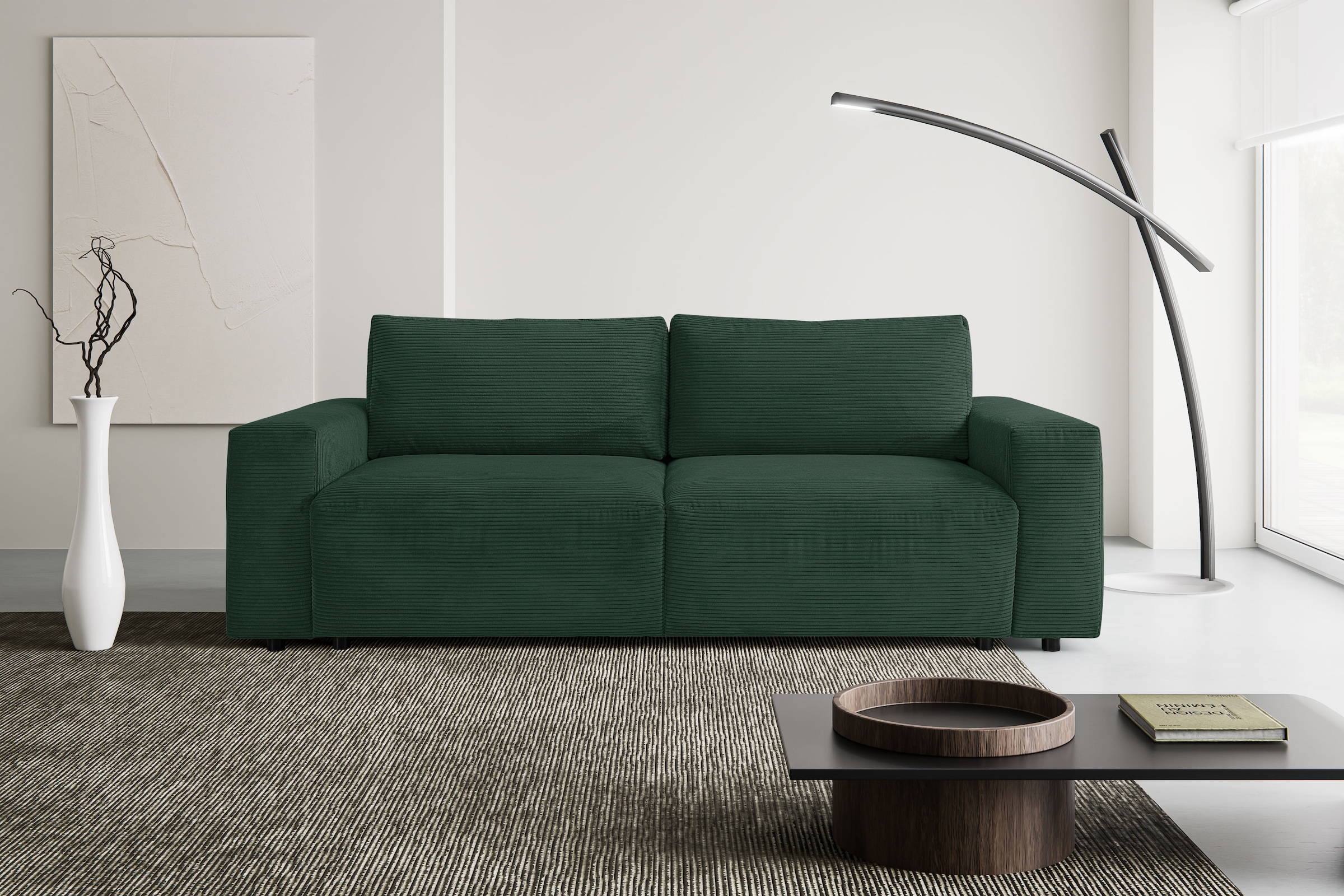 WERK2 Schlafsofa »Lima, inkl. Bettkasten, bequem, Mega Sofa: Breite 245 cm« Big Sofa mit Bettfunktion und Stauraum für Krims & Krams