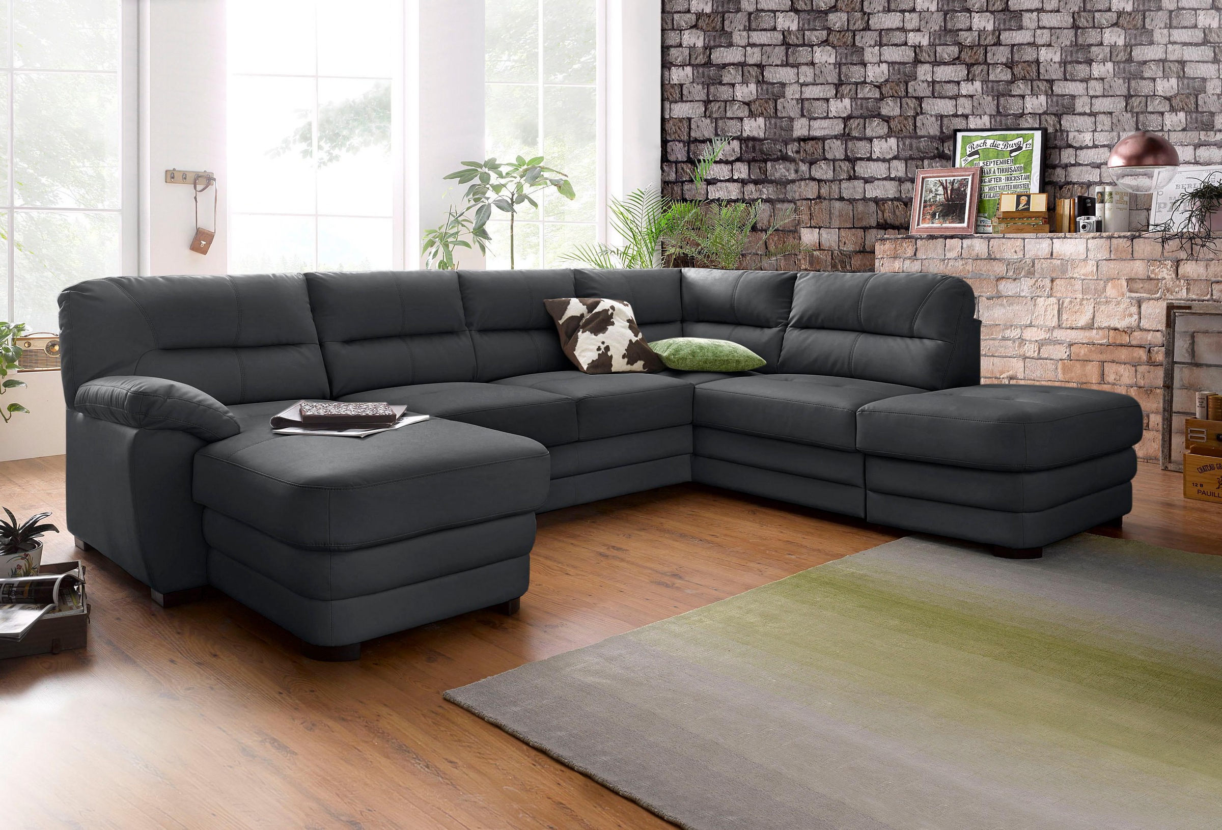 COTTA Wohnlandschaft »Royale U-Form«, wahlweise mit Bettfunktion günstig online kaufen